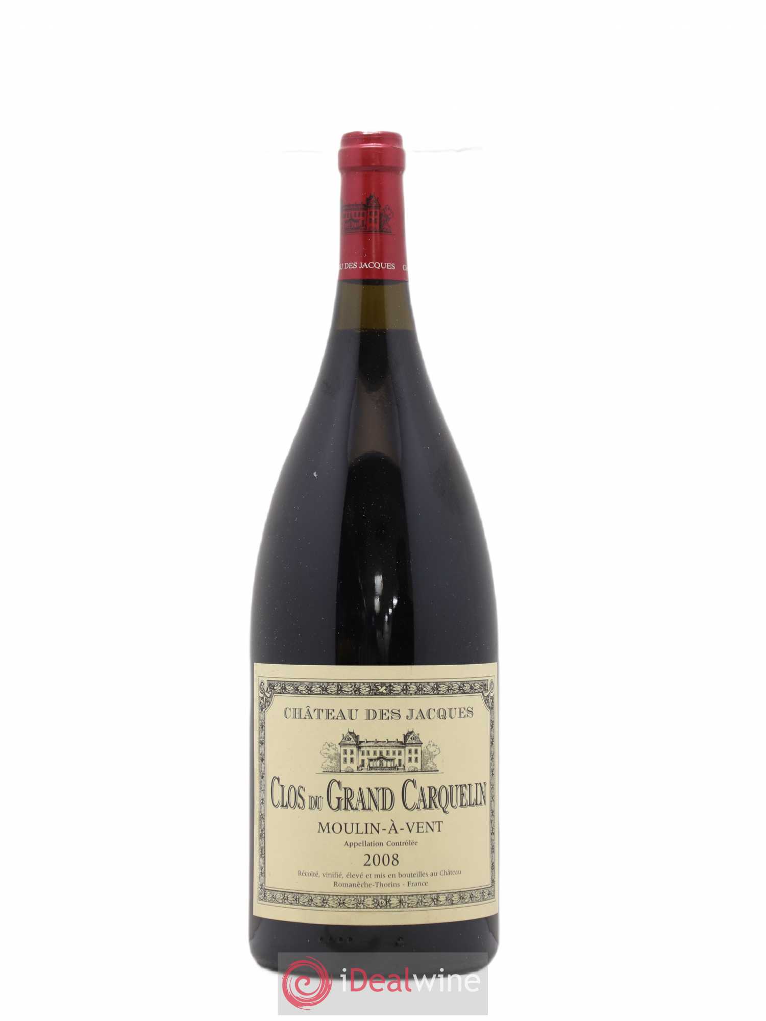Moulin-à-Vent Clos du Grand Carquelin Château des Jacques 2008 - Lot de 1 magnum - 0