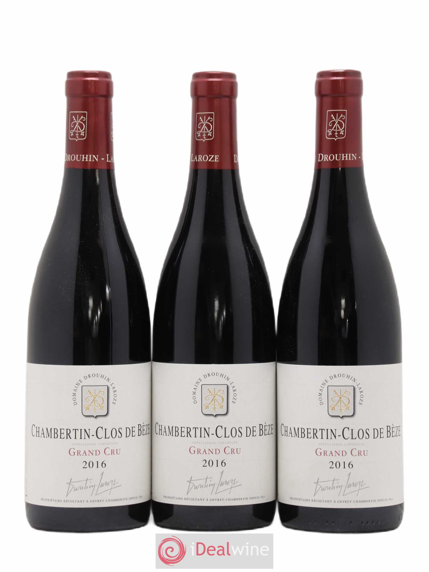 Chambertin Clos de Bèze Grand Cru Drouhin Larose 2016 - Lot de 3 bouteilles - 0