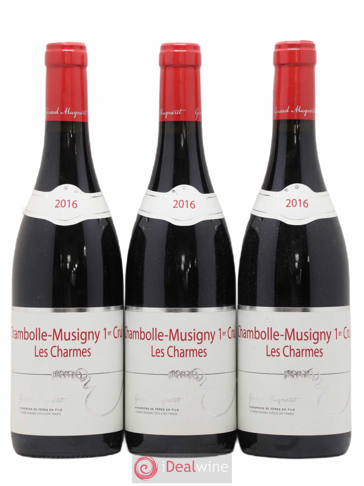 Chambolle-Musigny 1er Cru Les Charmes Gérard Mugneret 2016 - Lot de 3 bouteilles - 0