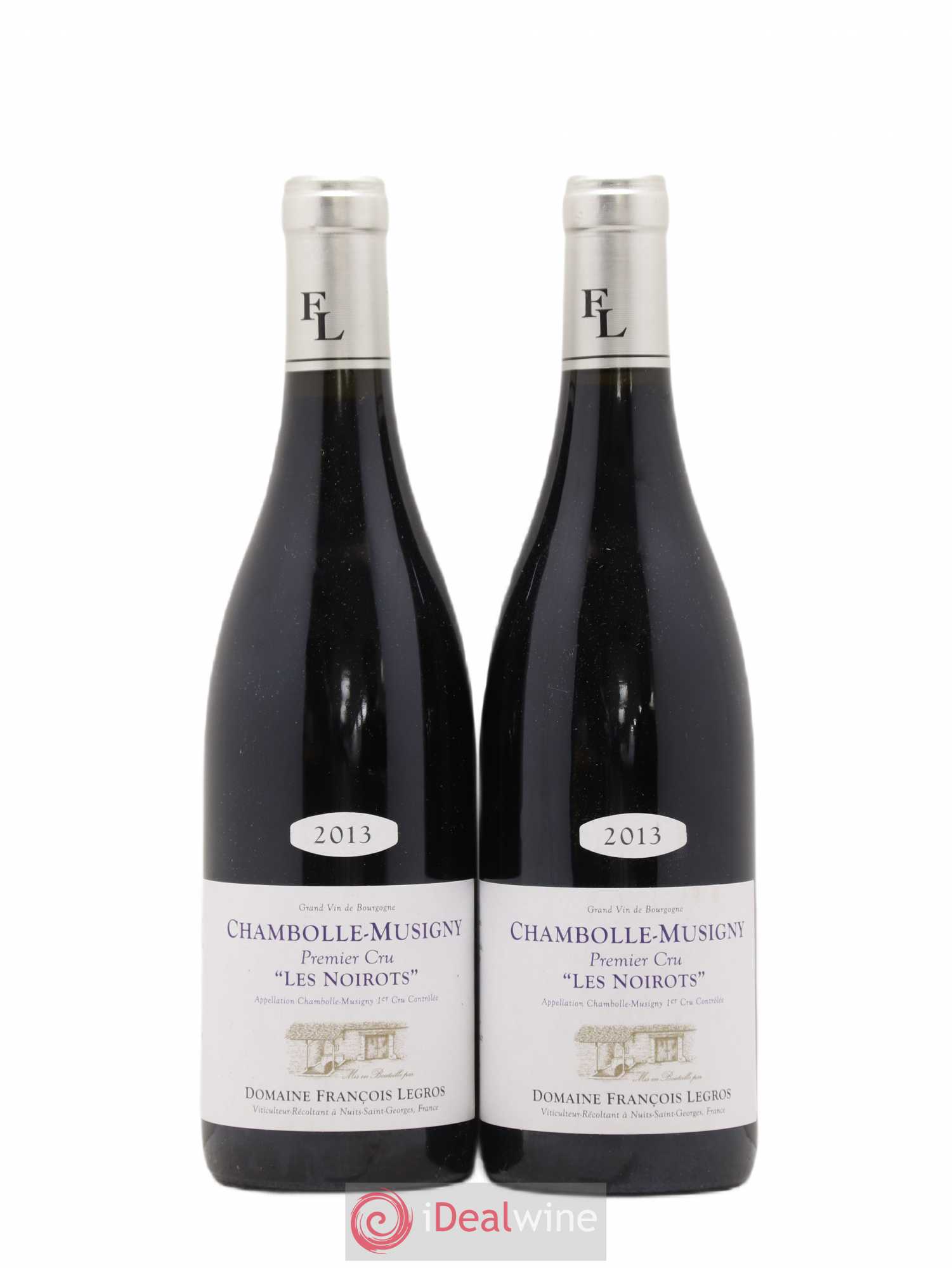 Chambolle-Musigny 1er Cru Les Noirots François Legros 2013 - Posten von 2 Flaschen - 0