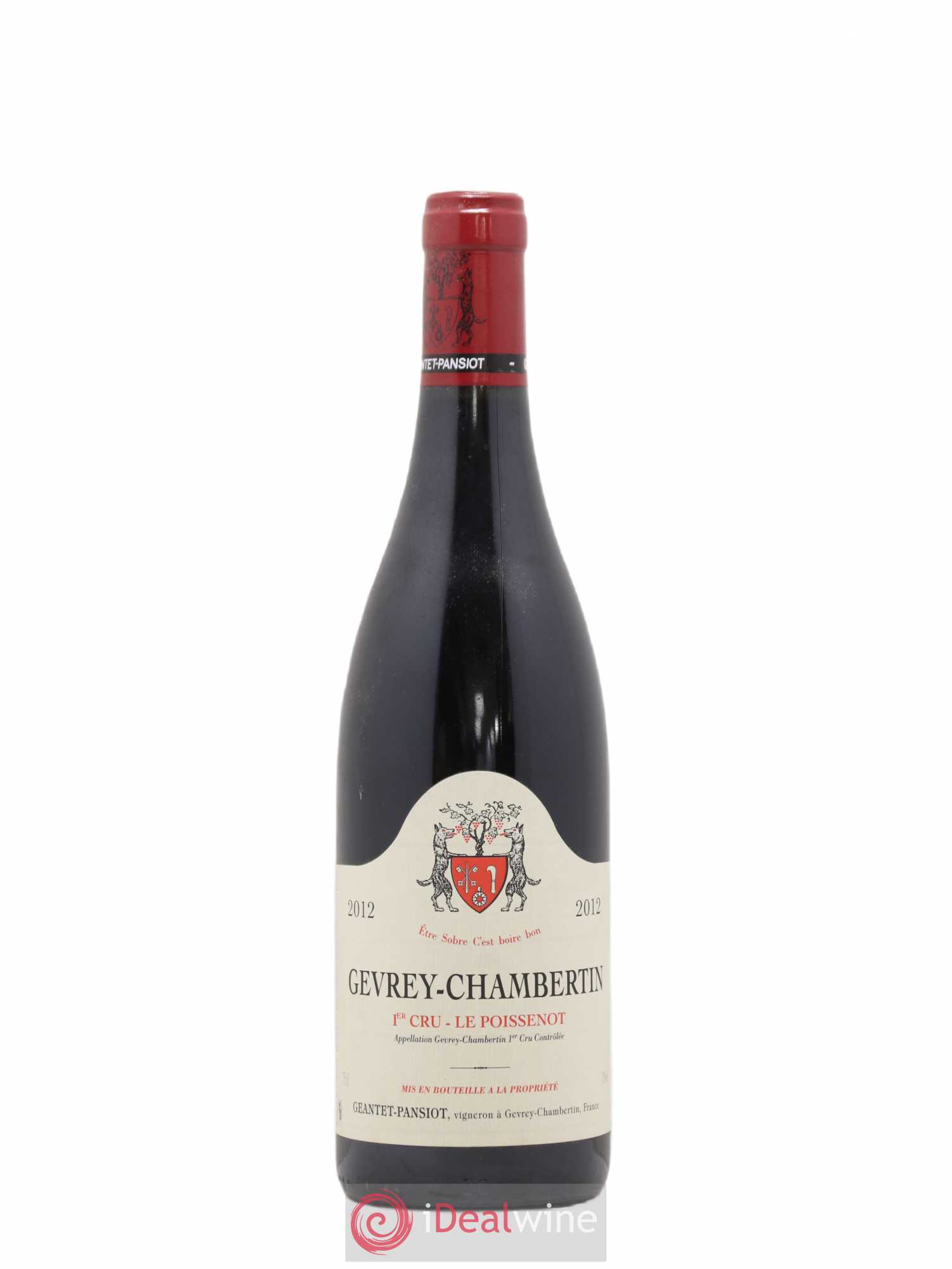 Gevrey-Chambertin 1er Cru Le Poissenot Geantet-Pansiot 2012 - Lot de 1 bouteille - 0