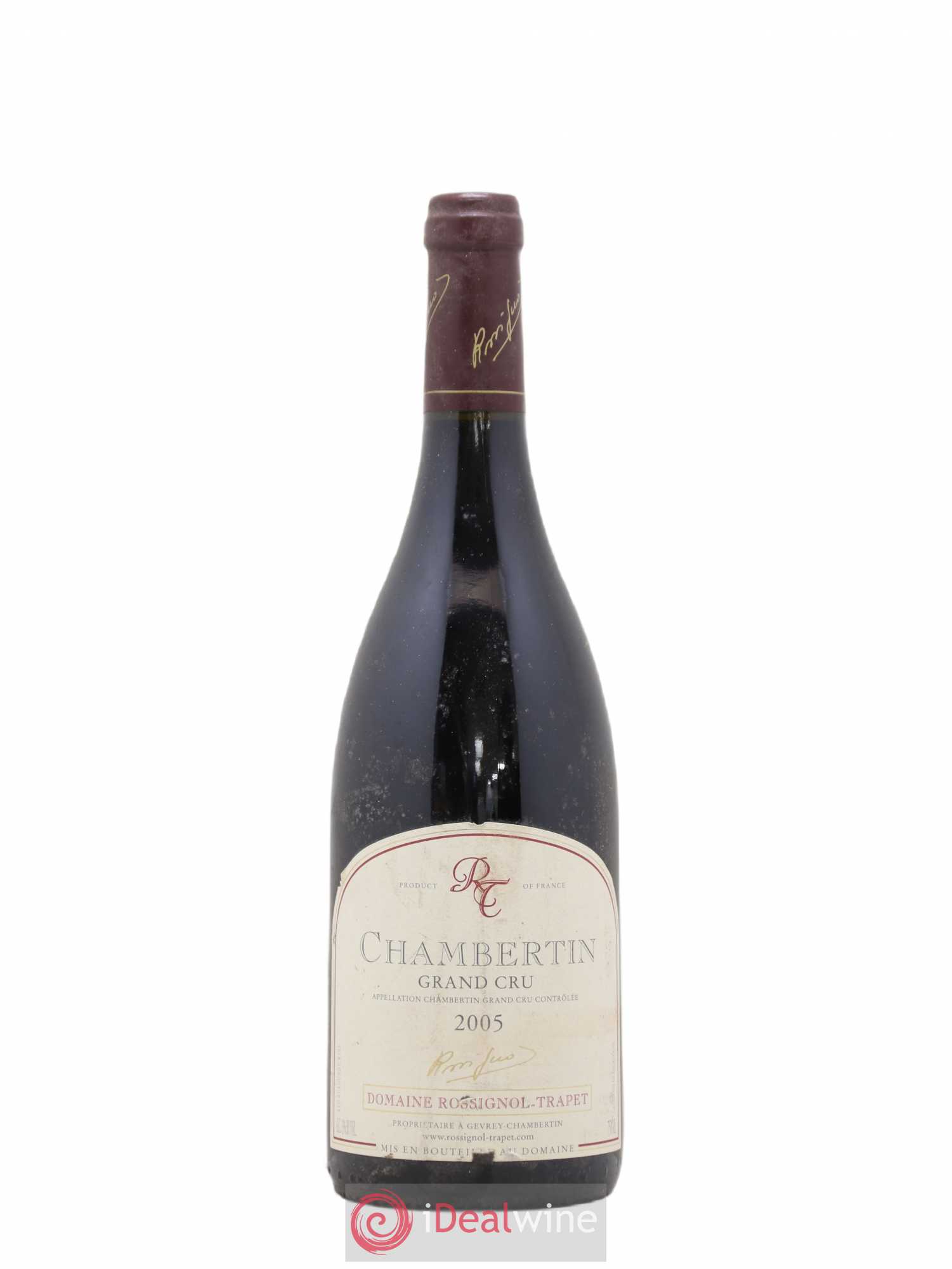 Chambertin Grand Cru Rossignol-Trapet (Domaine) 2005 - Lot de 1 bouteille - 0