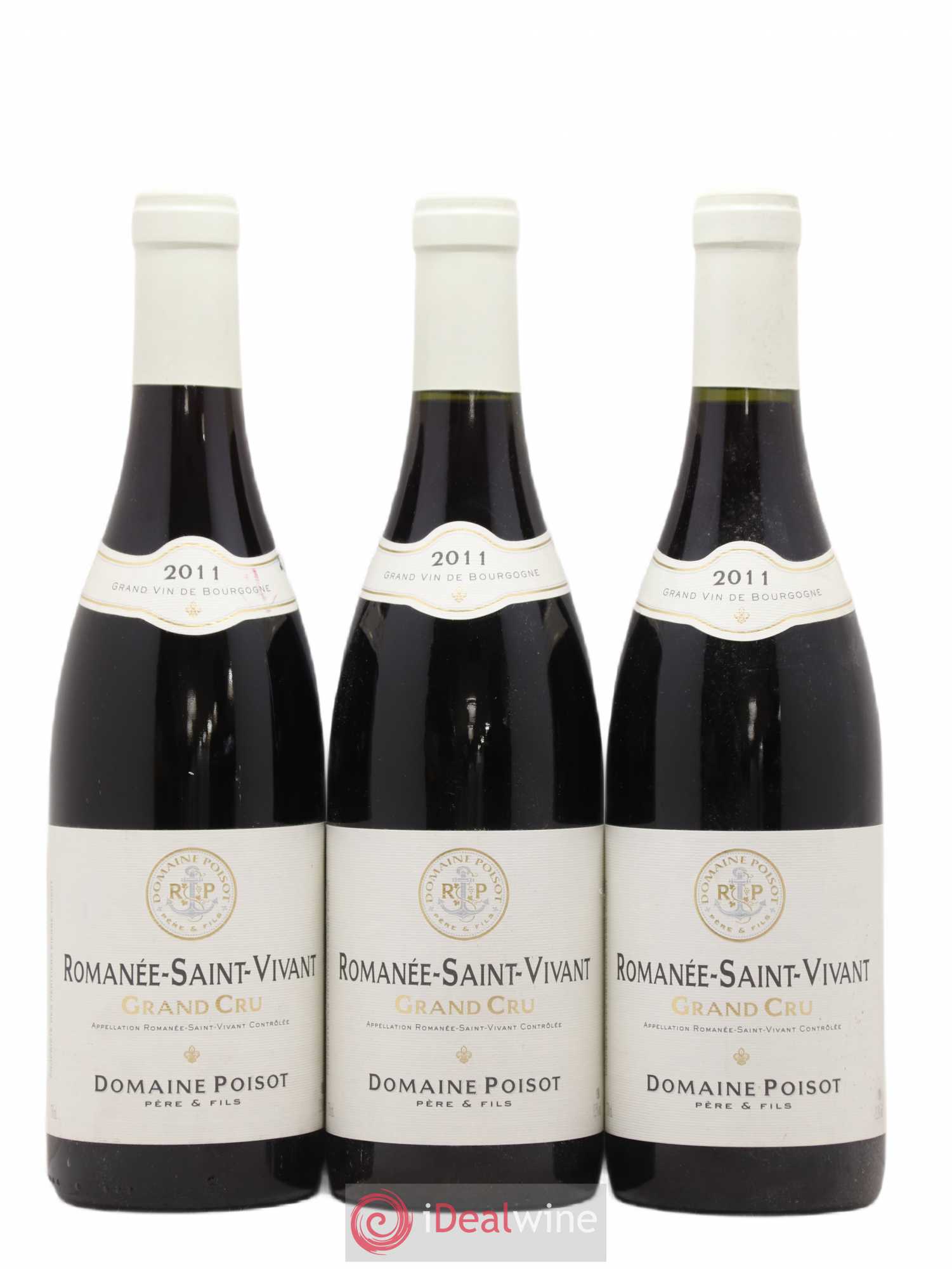 Romanée-Saint-Vivant Grand Cru Poisot 2011 - Lot de 3 bouteilles - 0