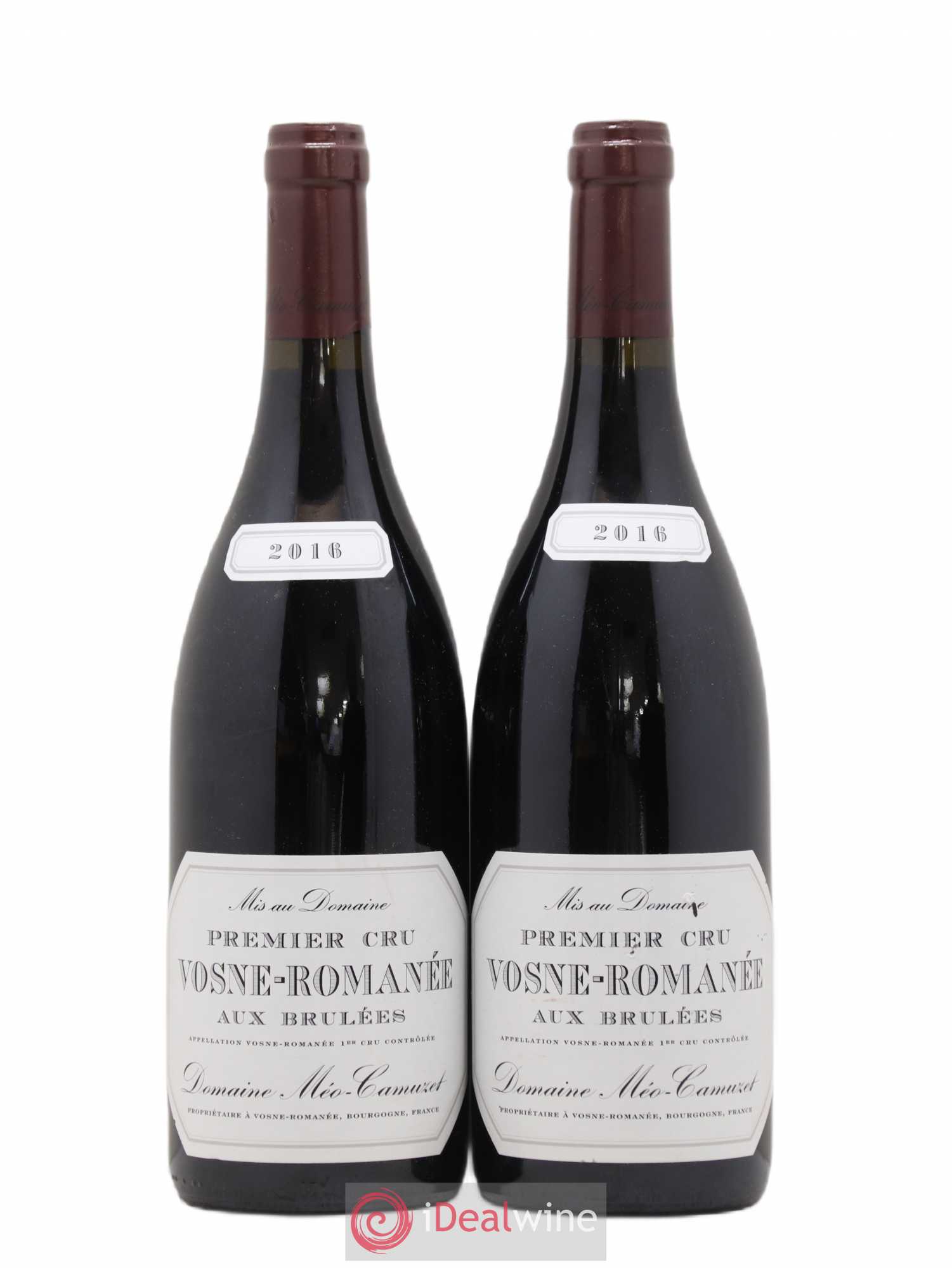 Vosne-Romanée 1er Cru Aux Brûlées Méo-Camuzet (Domaine) 2016 - Lotto di 2 bottiglie - 0