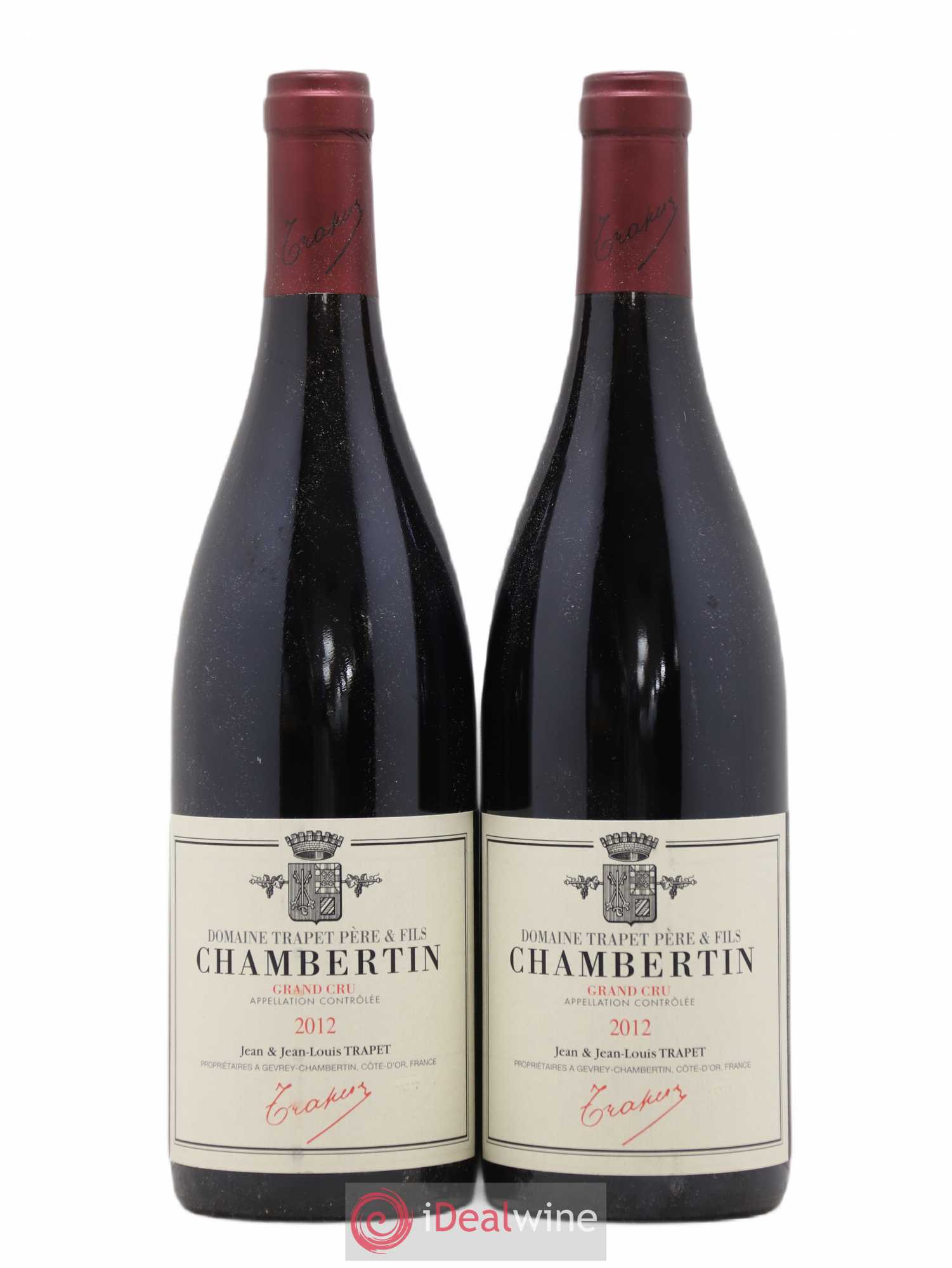 Chambertin Grand Cru Domaine Trapet 2012 - Lot de 2 bouteilles - 0