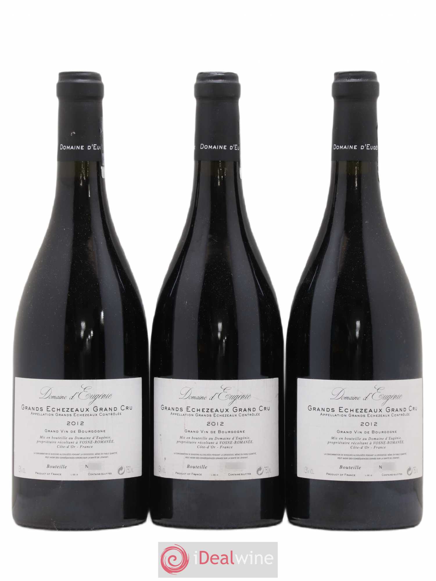 Grands-Echezeaux Grand Cru Domaine René Engel - Domaine Eugénie 2012 - Lot de 3 bouteilles - 1