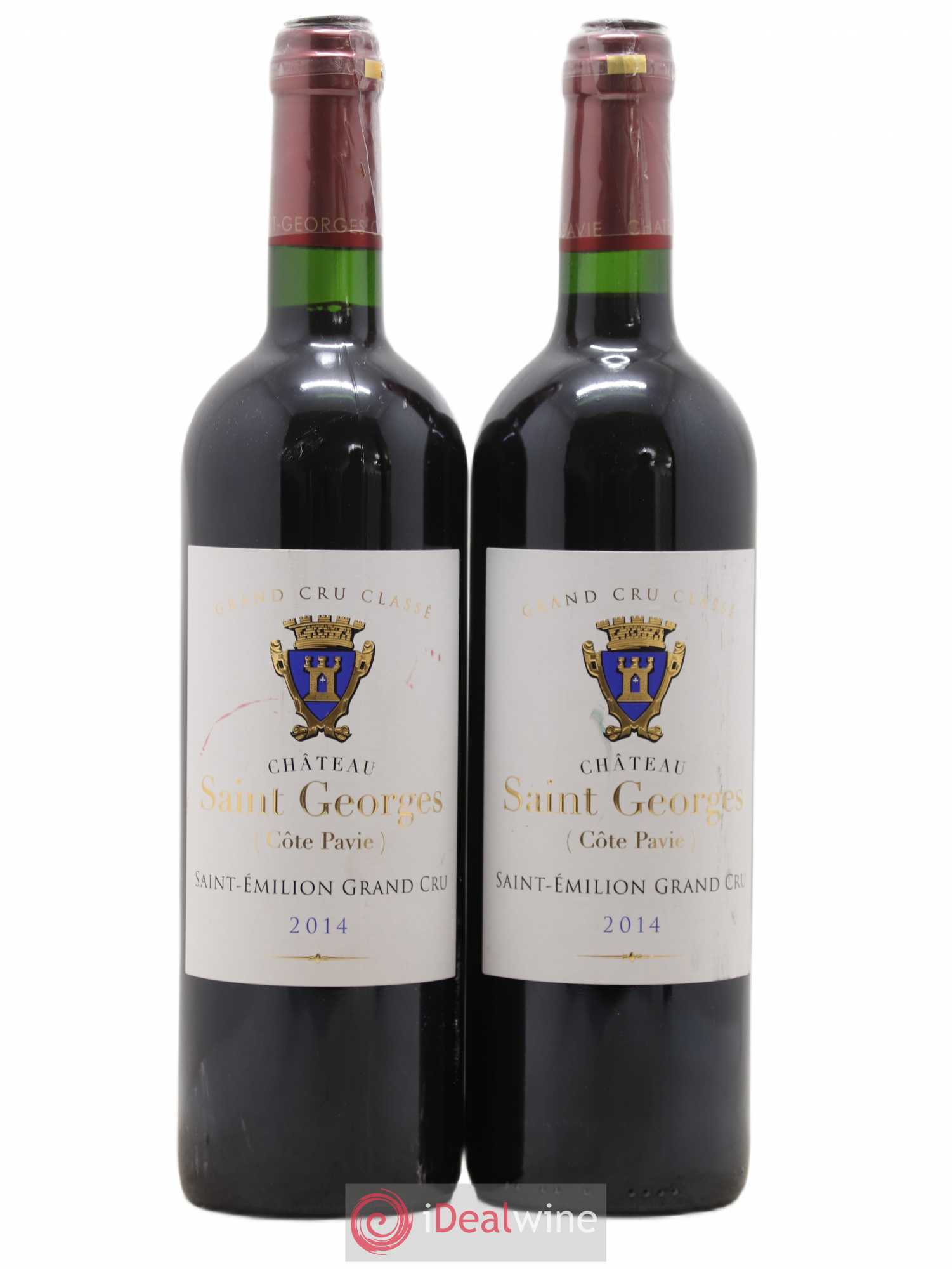 Château Saint-Georges Côte Pavie Grand Cru Classé 2014 - Lot de 2 bouteilles - 0