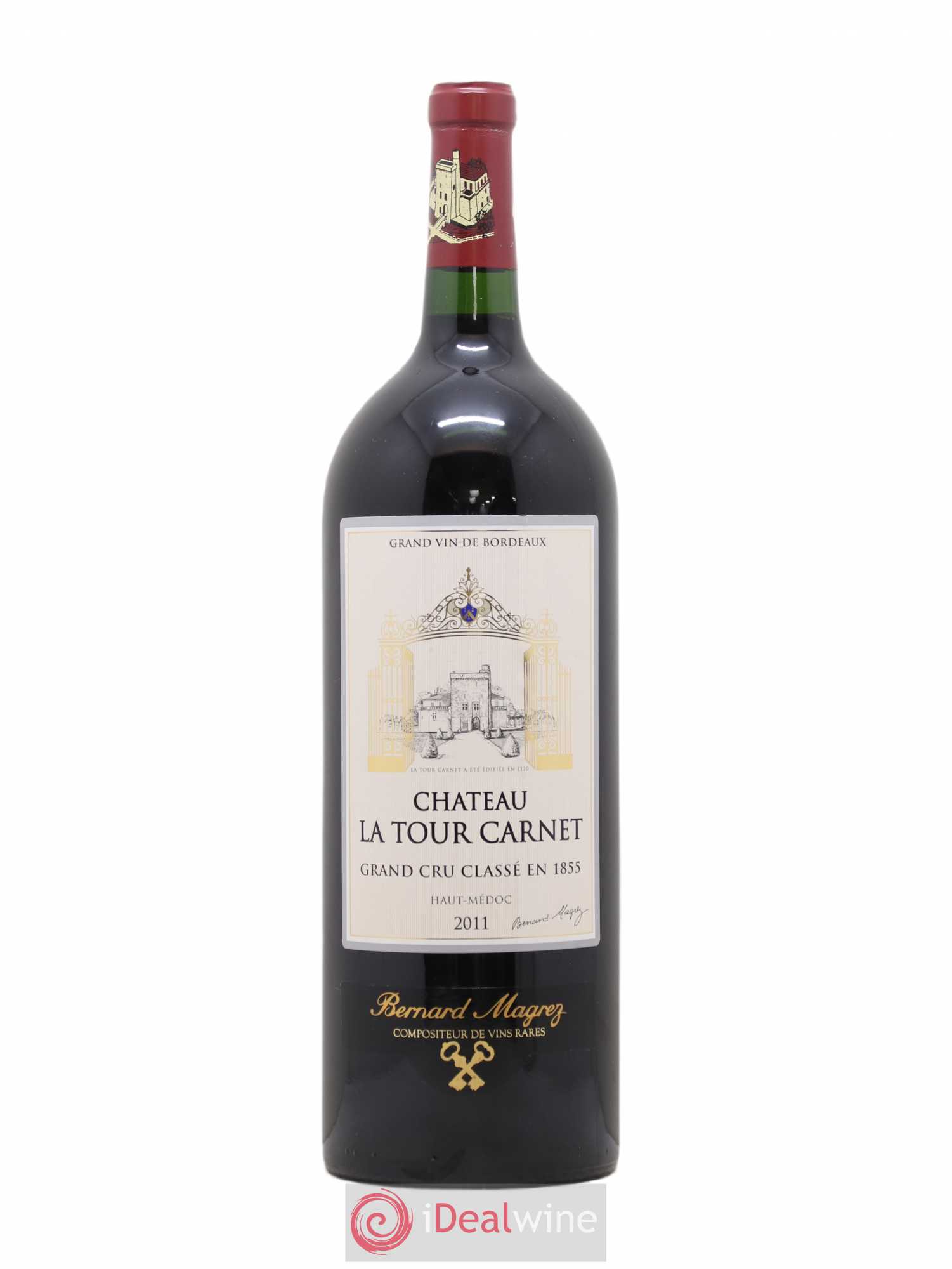 Château la Tour Carnet 4ème Grand Cru Classé 2011 - Lot de 1 magnum - 0