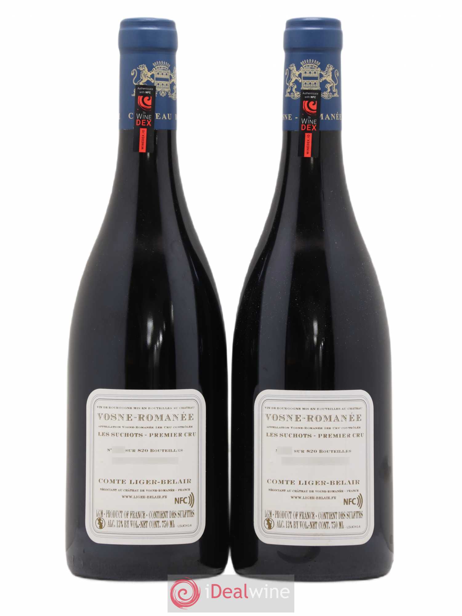 Vosne-Romanée 1er Cru Les Suchots Comte Liger-Belair (Domaine du) Les Suchots 2014 - Lot de 2 bouteilles - 1