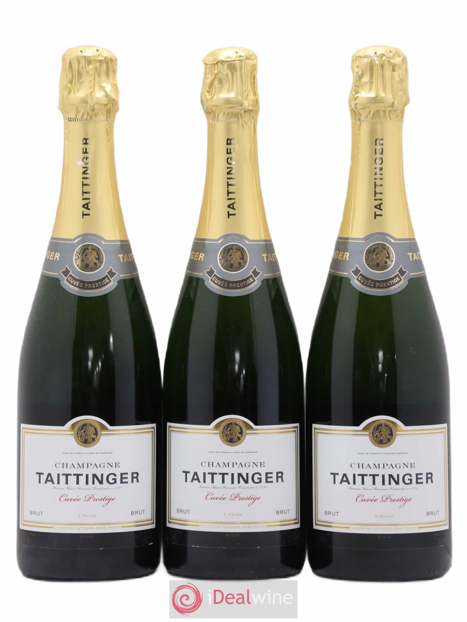 Champagne Taittinger Prestige Brut - Posten von 3 Flaschen - 0