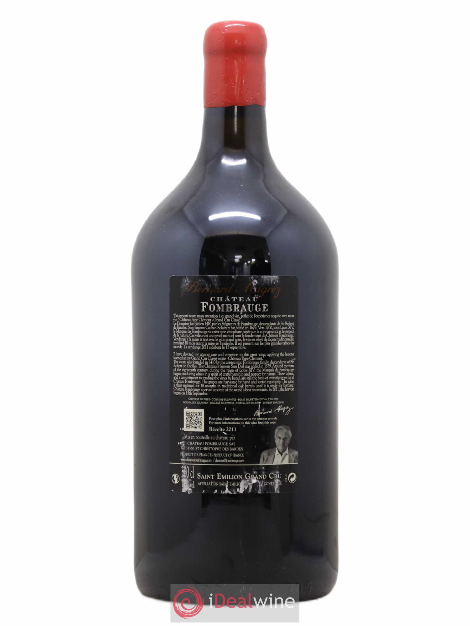 Château Fombrauge Grand Cru Classé 2011 - Lot de 1 double magnum - 1