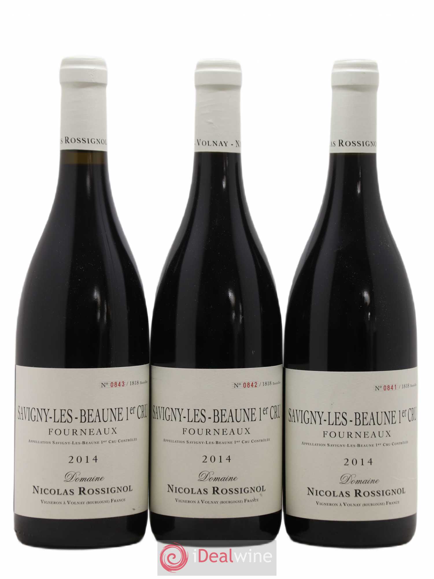 Savigny-lès-Beaune 1er Cru Les Fourneaux Nicolas Rossignol 2014 - Lot de 3 bouteilles - 0