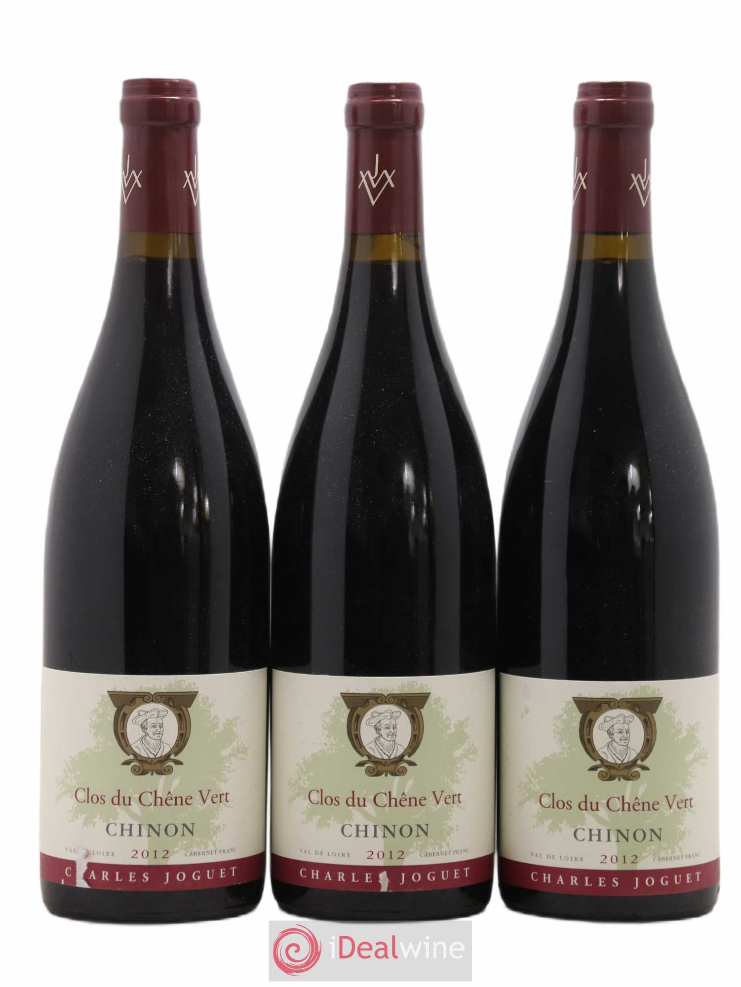 Chinon Clos du Chêne Vert Charles Joguet 2012 - Lot de 3 bouteilles - 0