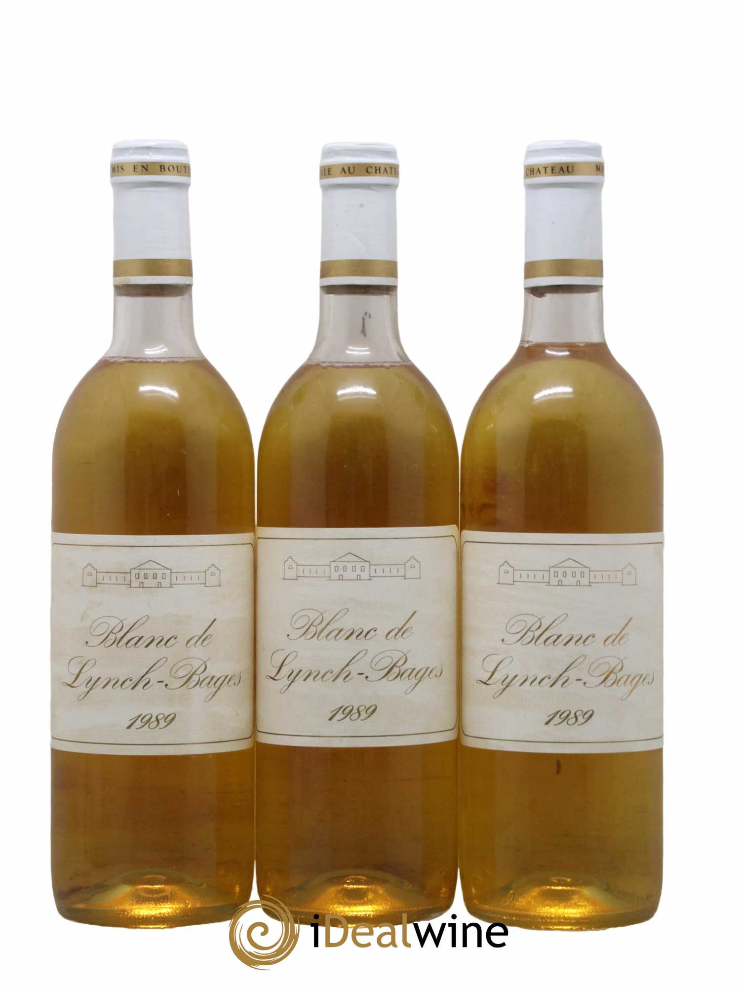 Blanc de Lynch Bages 1989 - Lot de 3 bouteilles - 0
