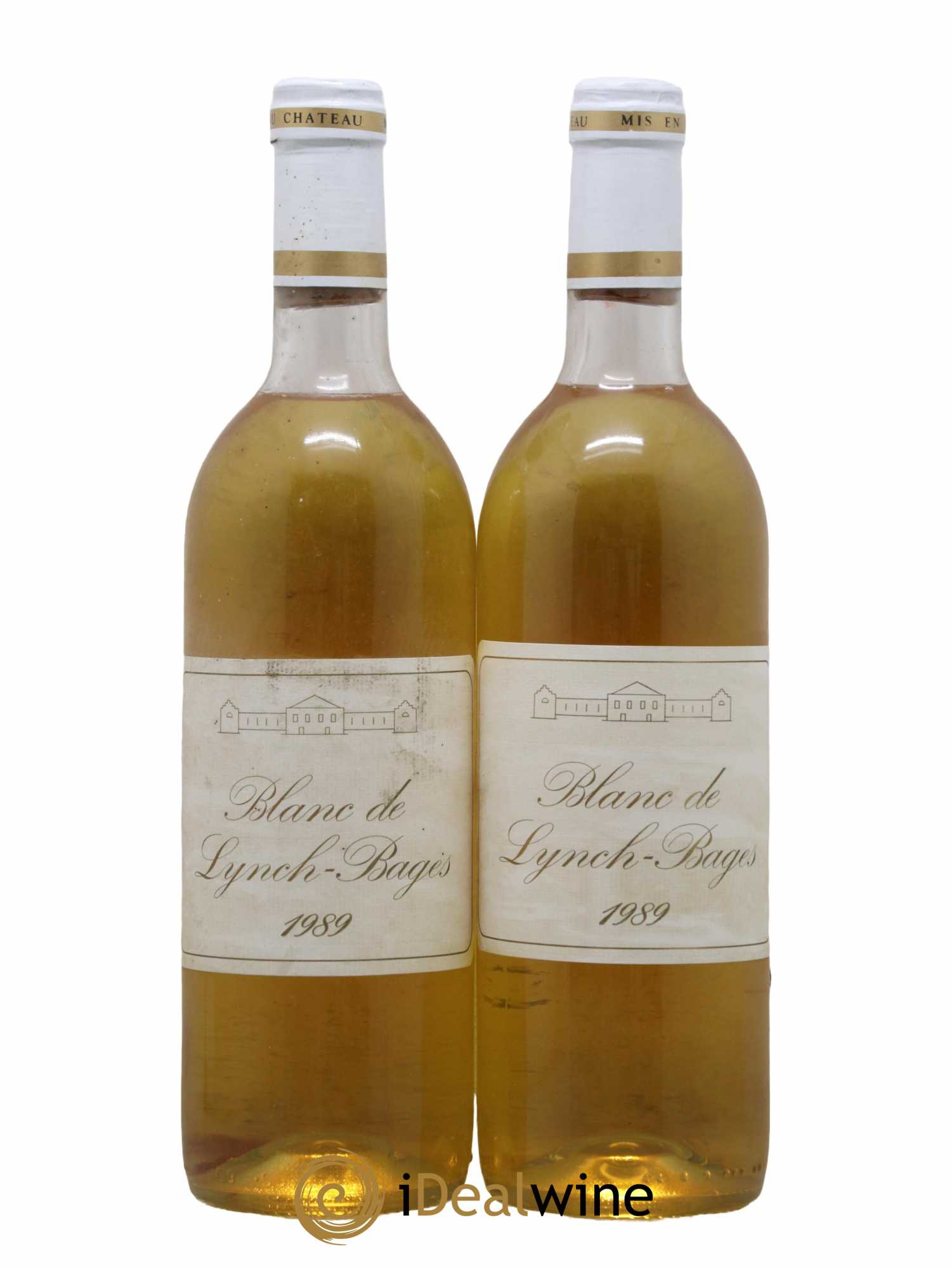 Blanc de Lynch Bages 1989 - Lot de 2 bouteilles - 0