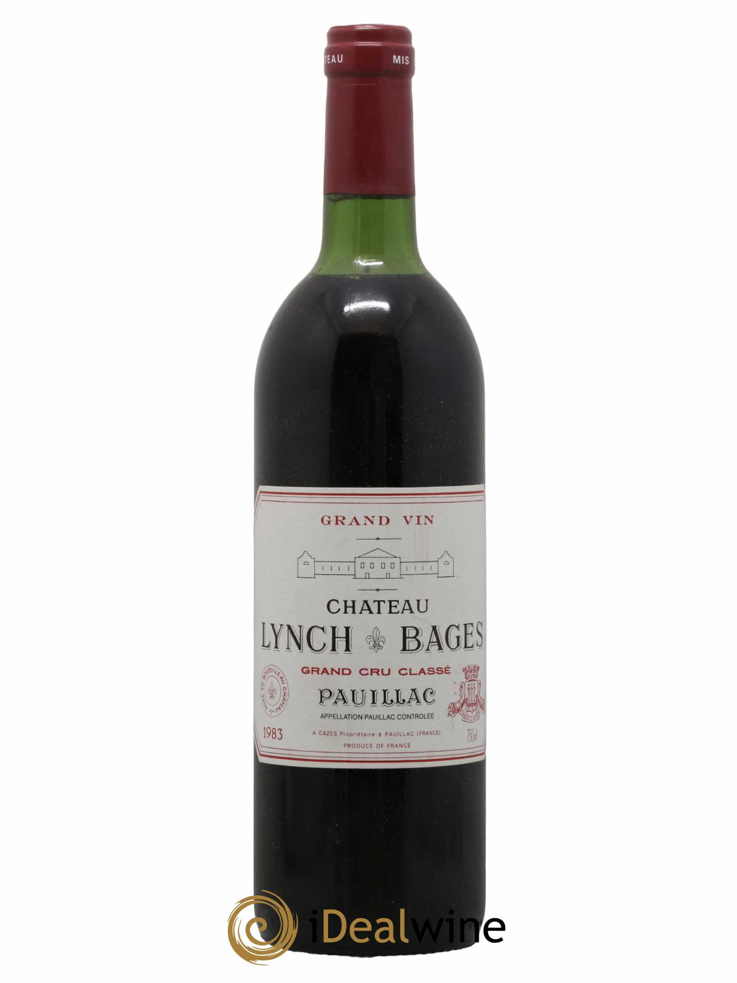 Château Lynch Bages 5ème Grand Cru Classé 1983 - Lot de 1 bouteille - 0