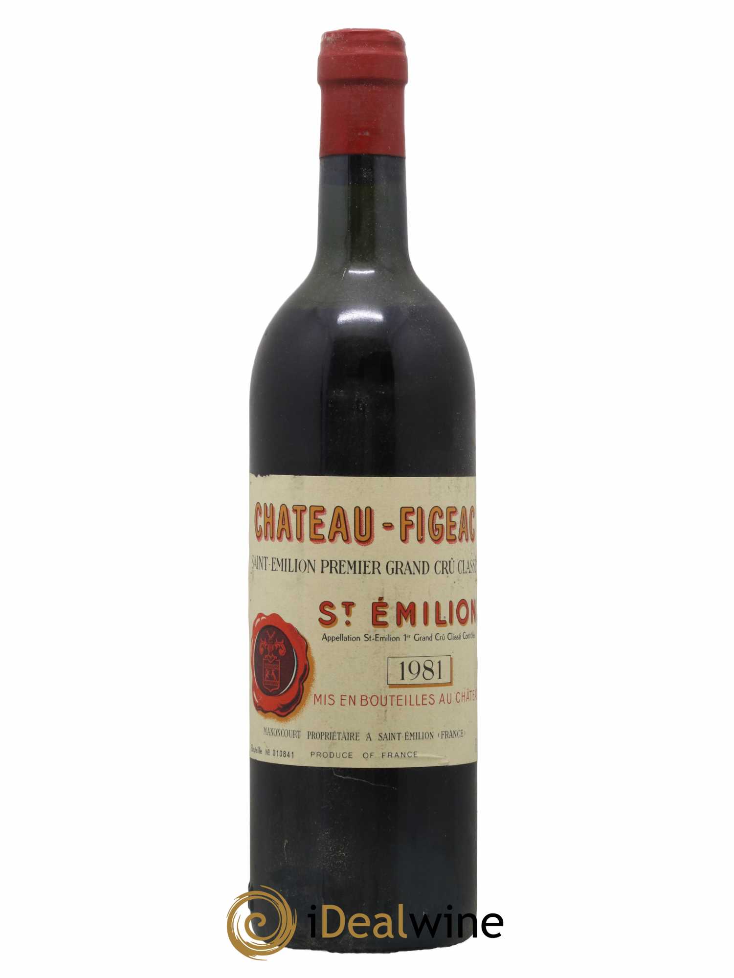 Château Figeac 1er Grand Cru Classé A 1981 - Lot de 1 bouteille - 0