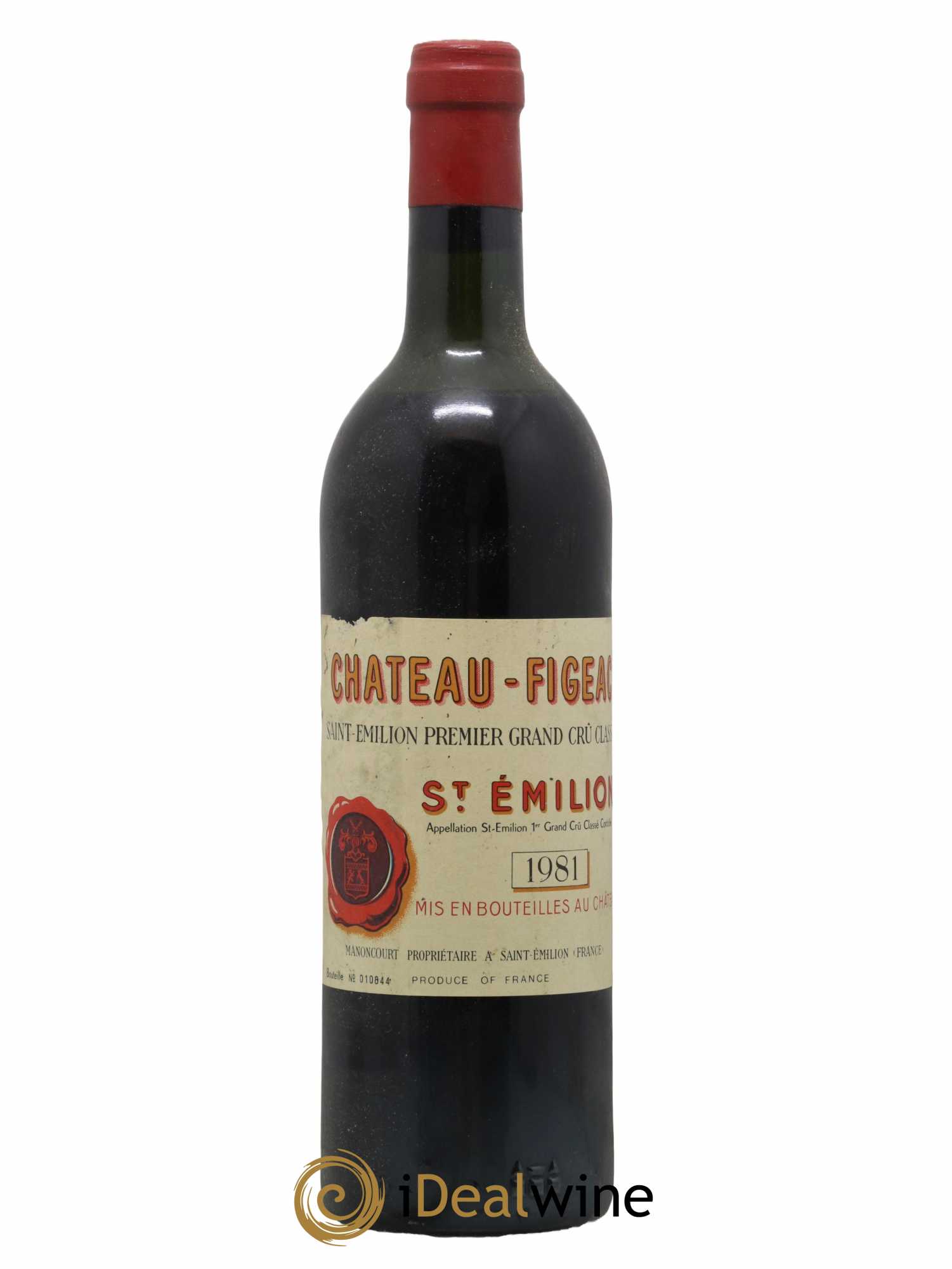 Château Figeac 1er Grand Cru Classé A 1981 - Lot de 1 bouteille - 0