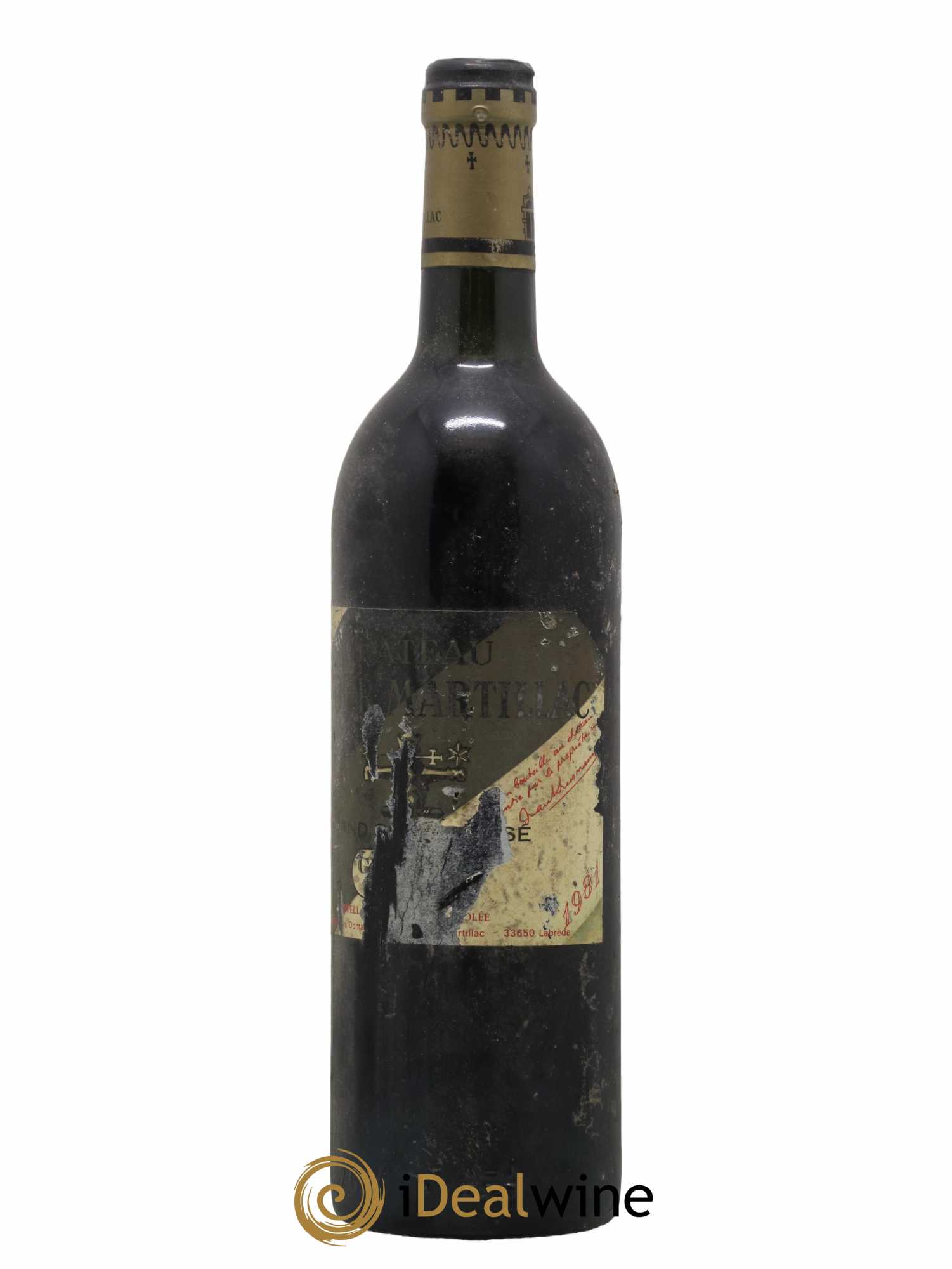 Château Latour-Martillac Cru Classé de Graves 1981 - Lot de 1 bouteille - 0