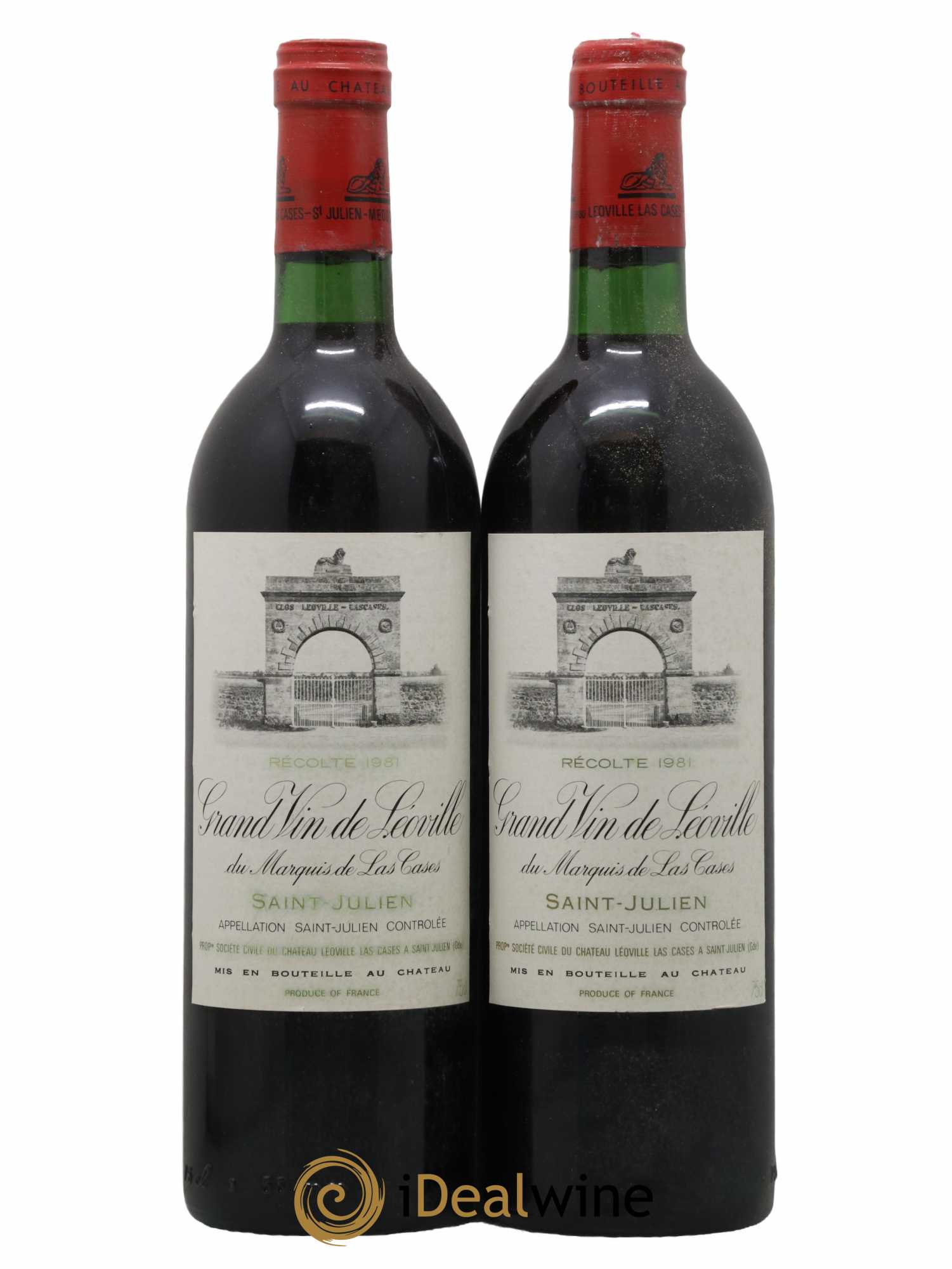 Château Léoville Las Cases 2ème Grand Cru Classé 1981 - Lot de 2 bouteilles - 0