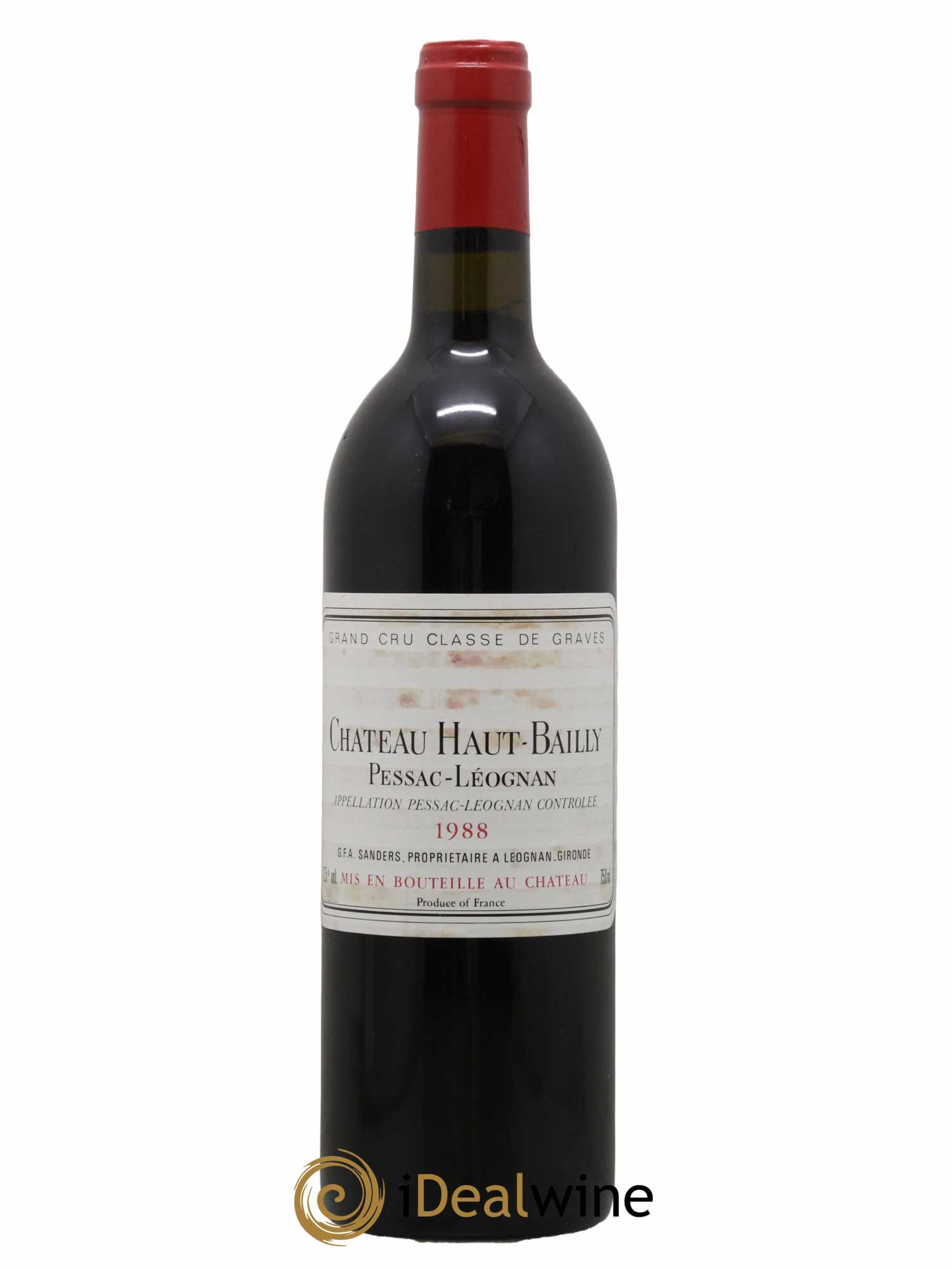 Château Haut-Bailly Cru Classé de Graves 1988 - Lot de 1 bouteille - 0