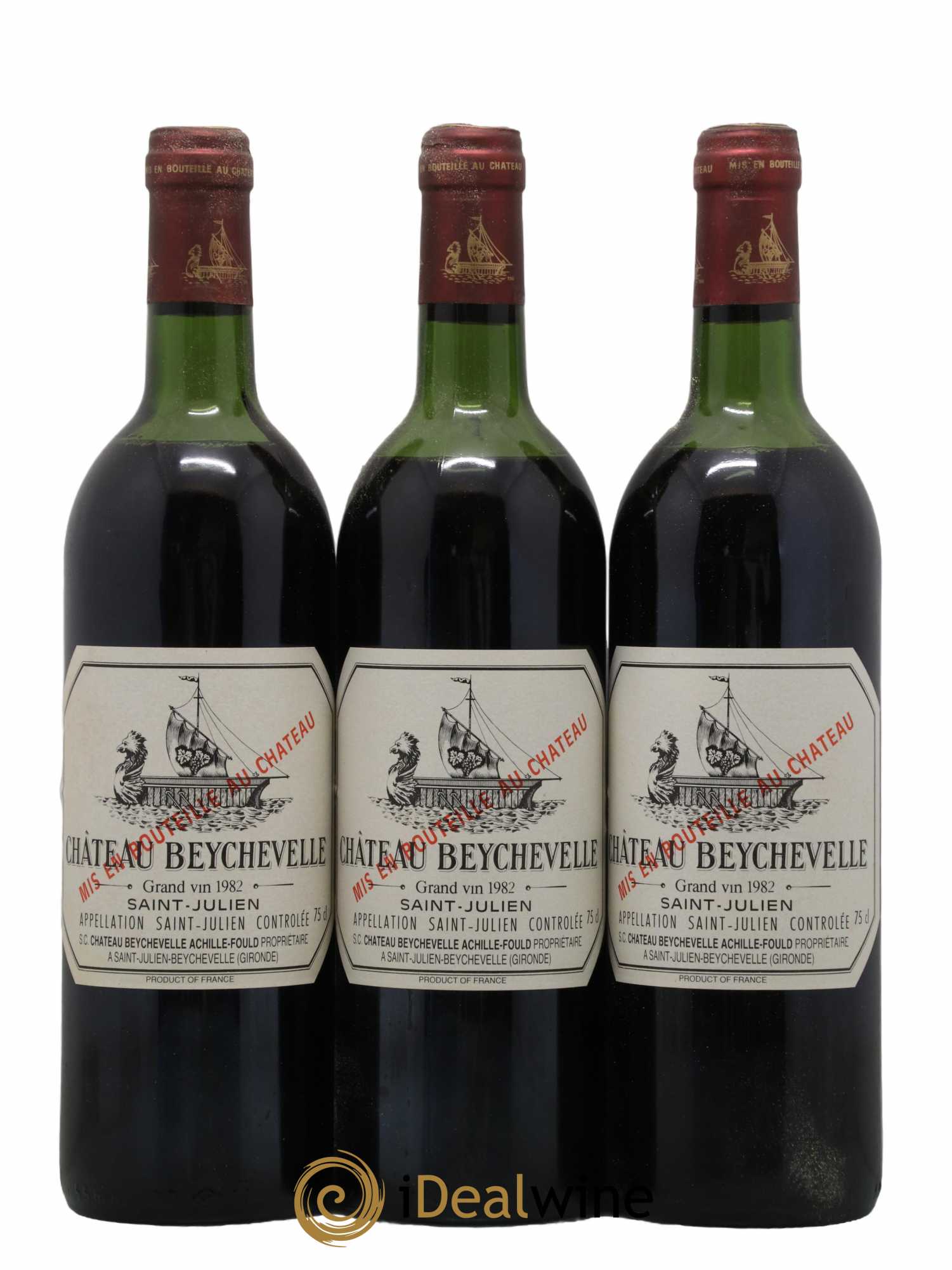 Château Beychevelle 4ème Grand Cru Classé 1982 - Lot de 12 bouteilles - 1