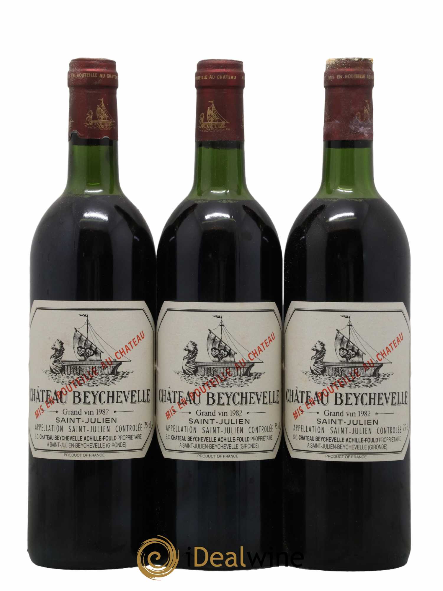 Château Beychevelle 4ème Grand Cru Classé 1982 - Lot de 12 bouteilles - 2