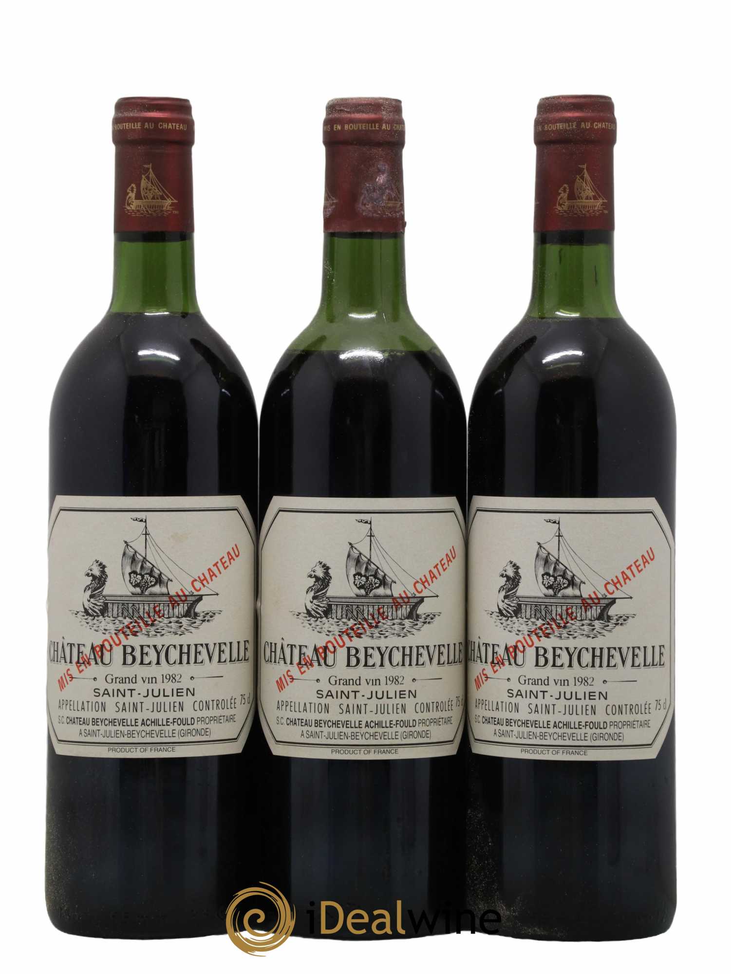Château Beychevelle 4ème Grand Cru Classé 1982 - Lot de 12 bouteilles - 3