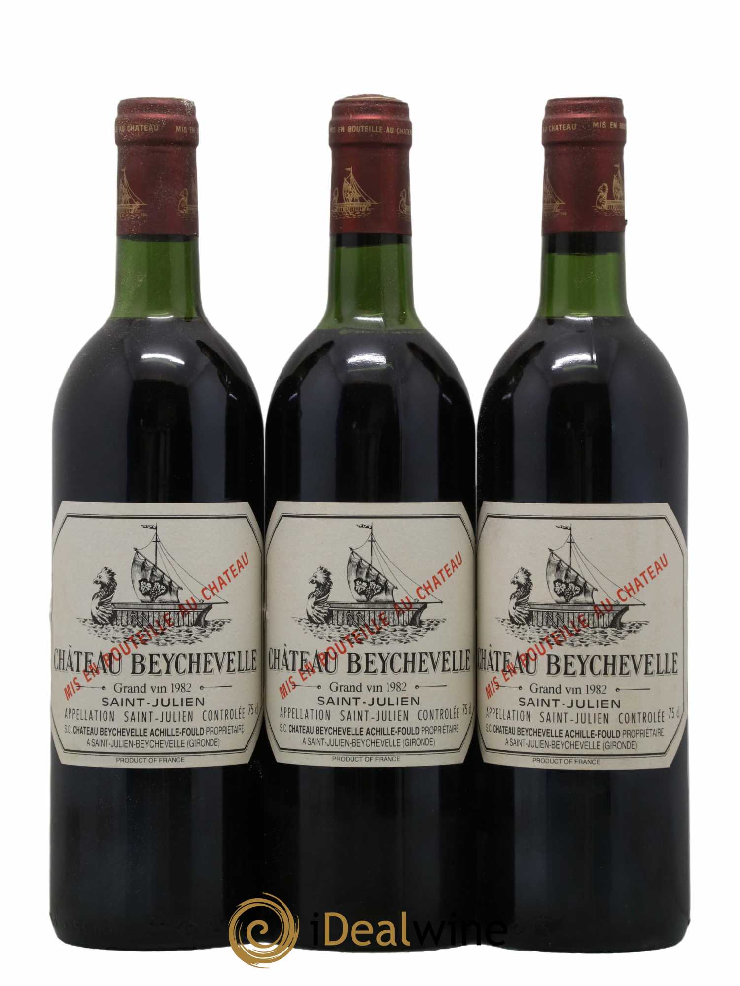 Château Beychevelle 4ème Grand Cru Classé 1982 - Lot de 12 bouteilles - 4