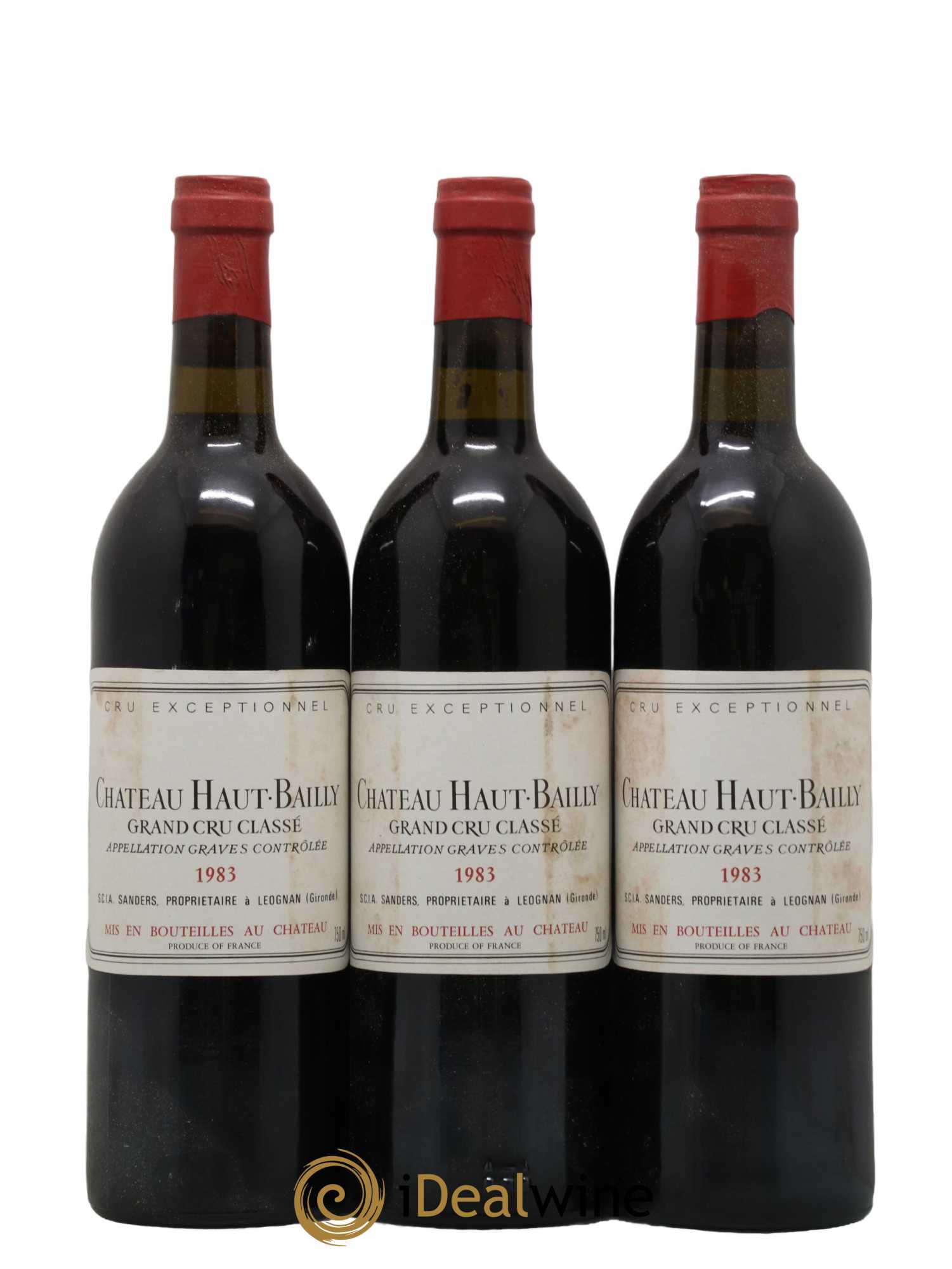Château Haut-Bailly Cru Classé de Graves 1983 - Lot de 12 bouteilles - 1