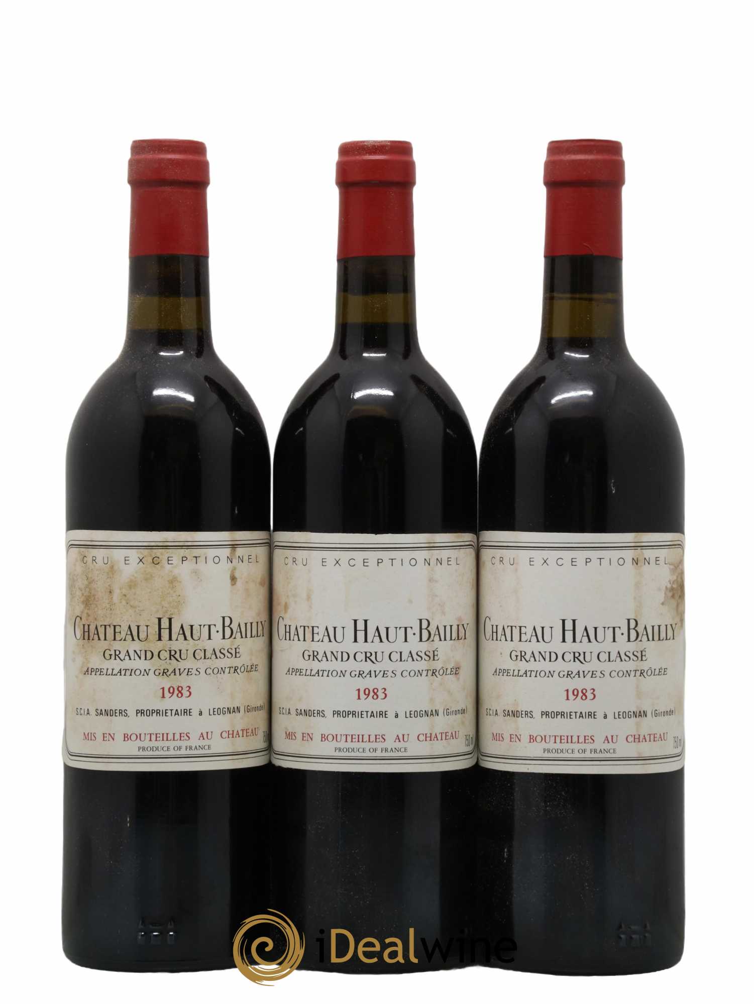 Château Haut-Bailly Cru Classé de Graves 1983 - Lot de 12 bouteilles - 2