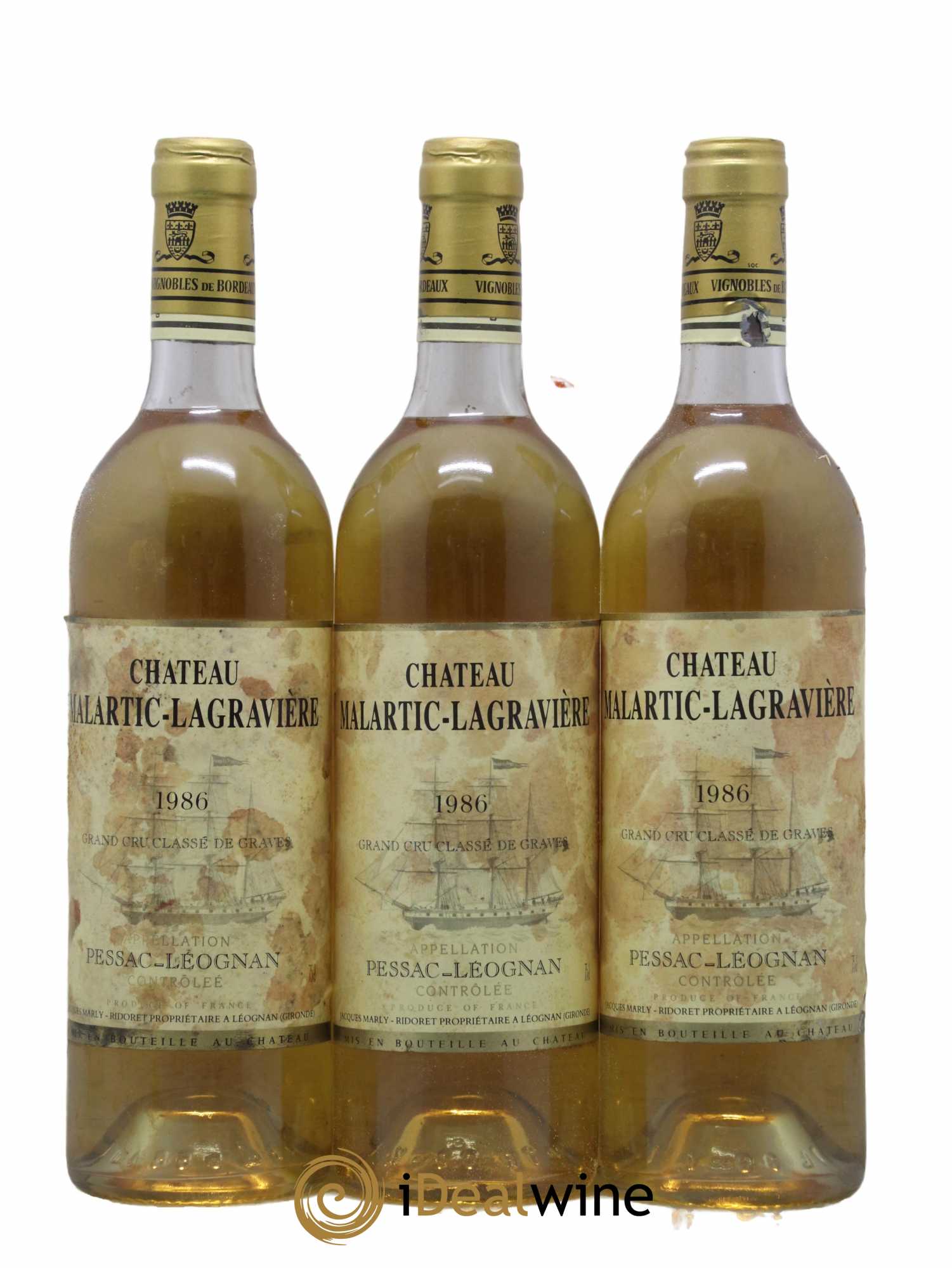 Château Malartic-Lagravière Cru Classé de Graves 1986 - Lotto di 12 bottiglie - 4