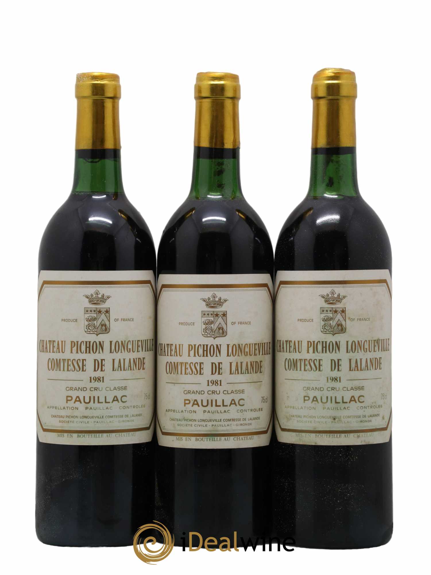 Château Pichon Longueville Comtesse de Lalande 2ème Grand Cru Classé 1981 - Lot de 12 bouteilles - 3