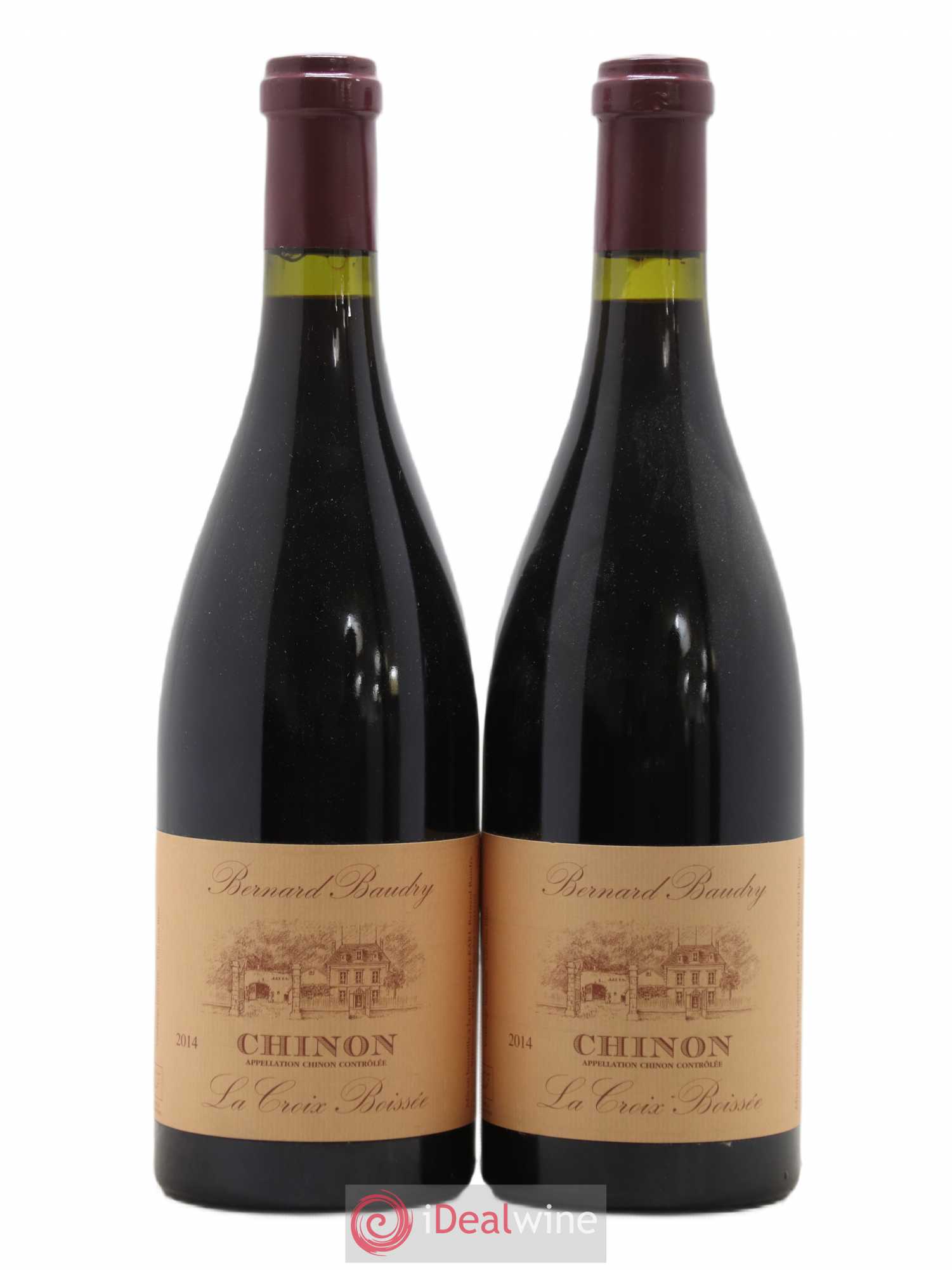 Chinon La Croix Boissée Bernard Baudry 2014 - Lot de 2 bouteilles - 0
