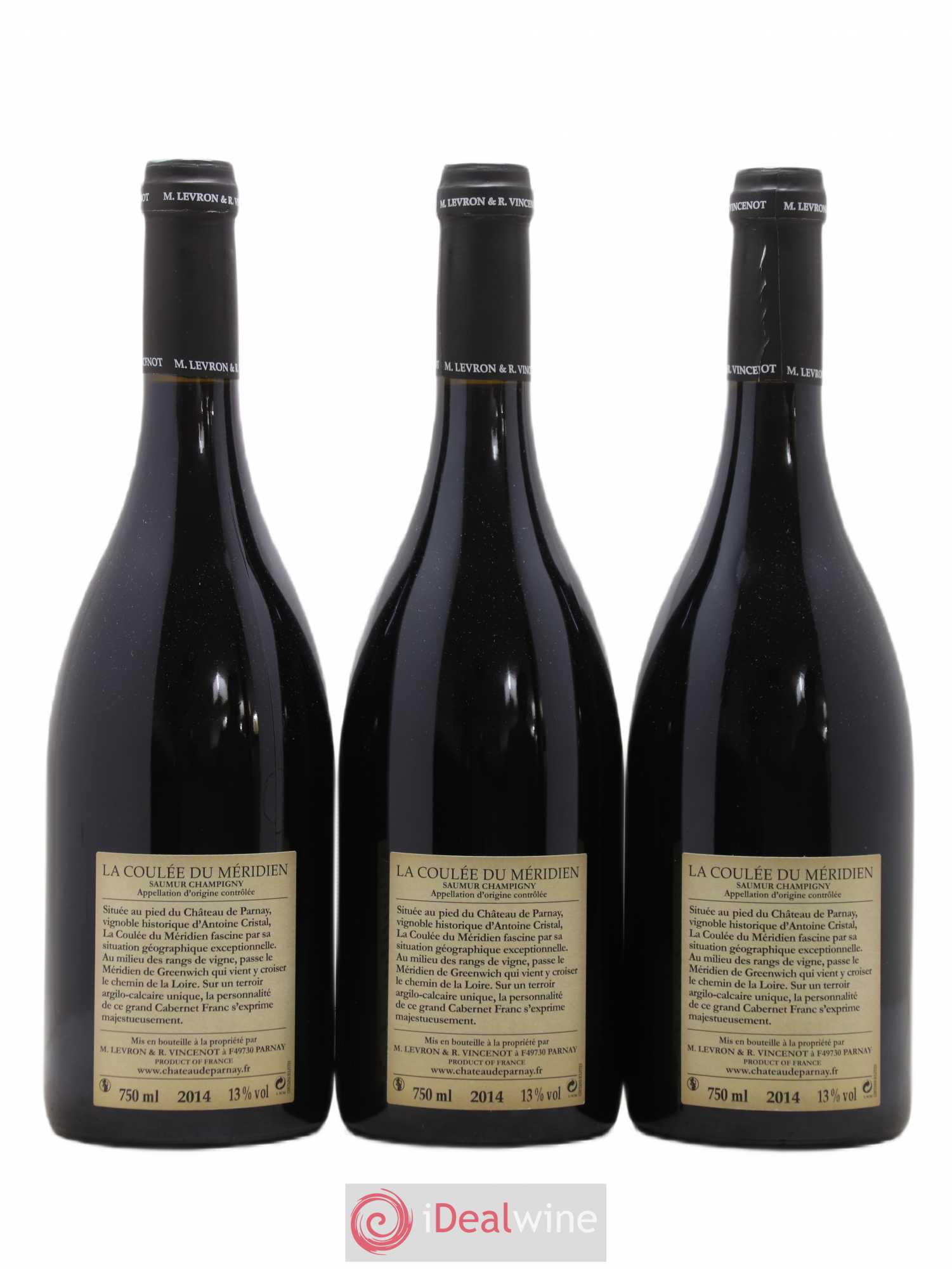Saumur-Champigny La Coulée du Meridien 2014 - Lot de 3 bouteilles - 1