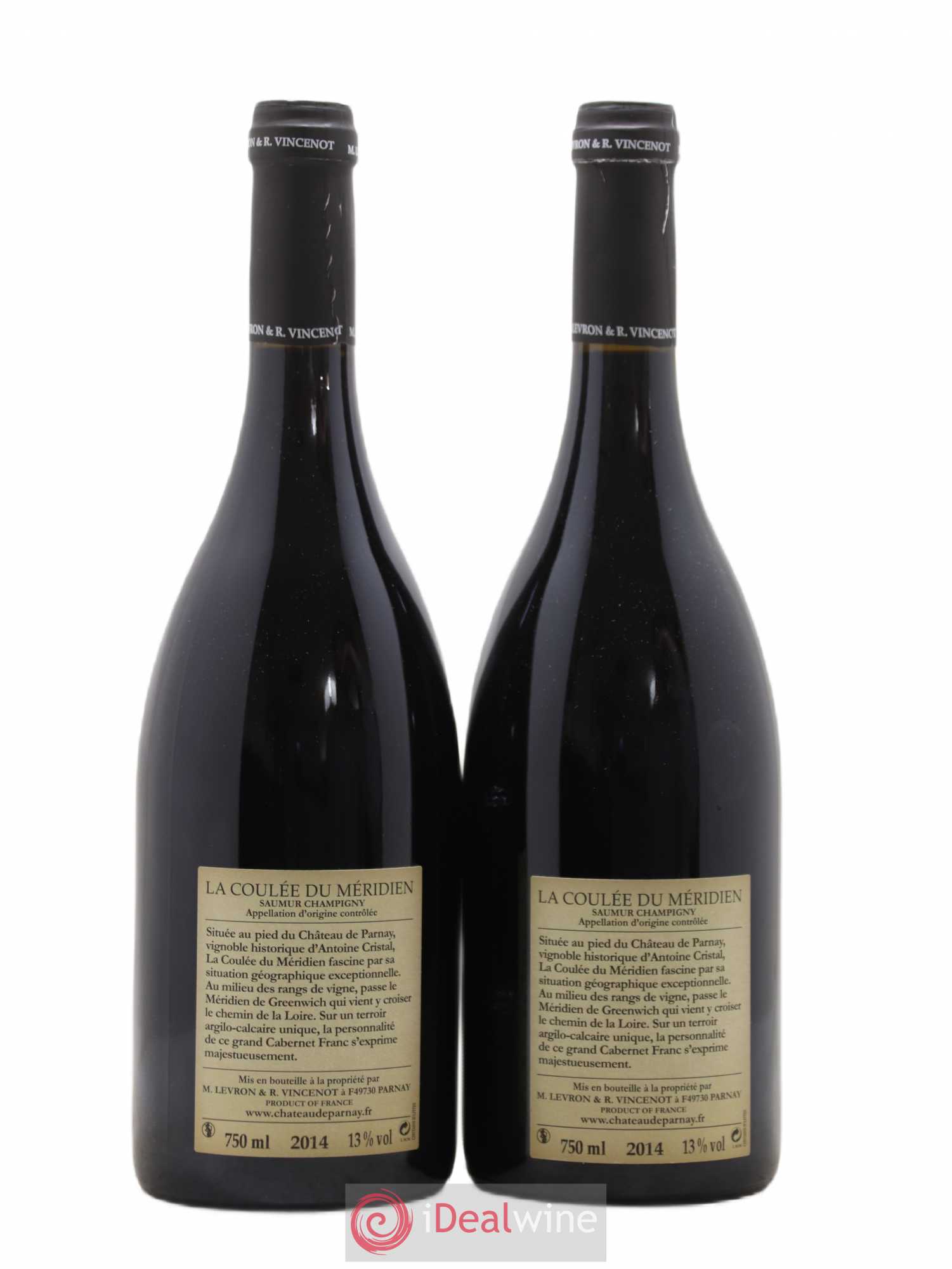 Saumur-Champigny La Coulée du Meridien 2014 - Posten von 2 Flaschen - 1