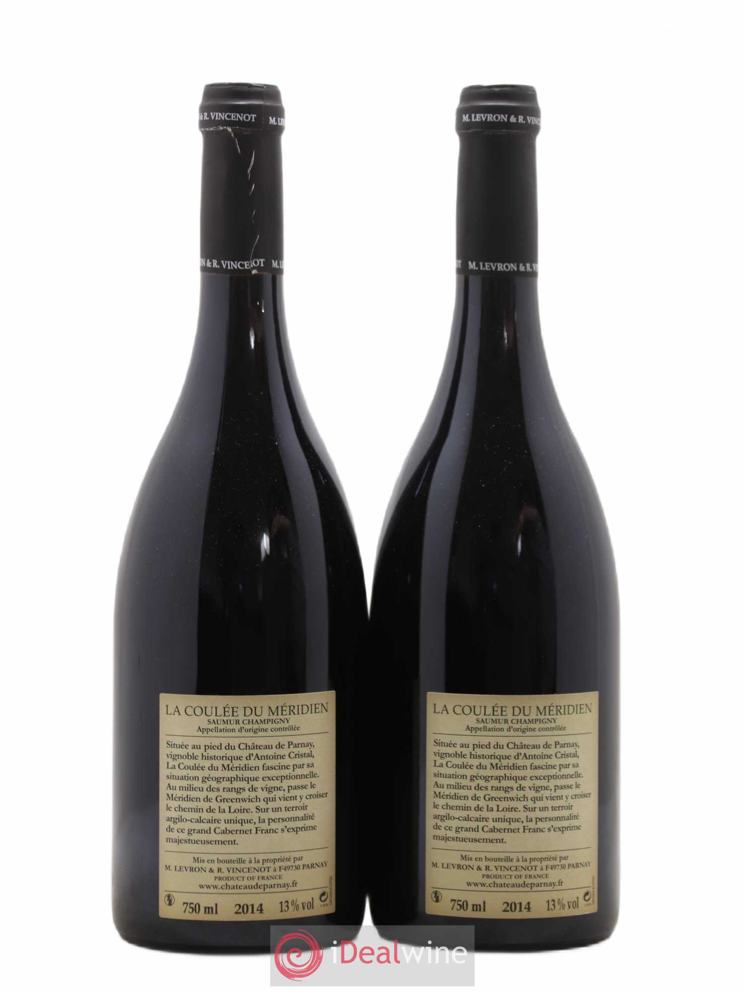 Saumur-Champigny La Coulée du Meridien 2014 - Posten von 2 Flaschen - 1