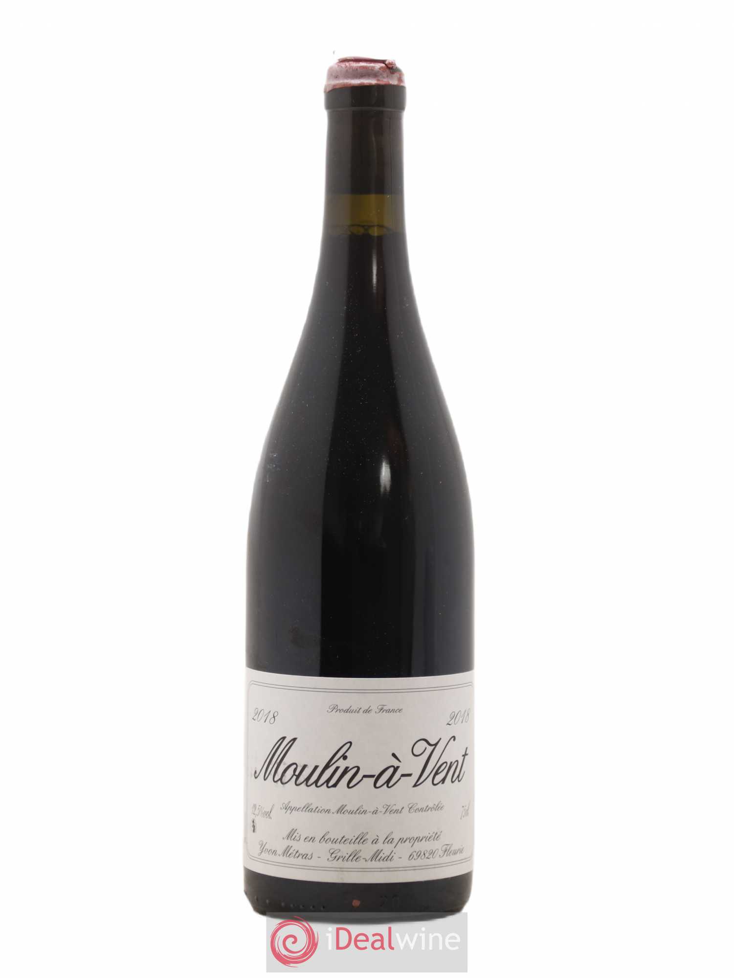 Moulin-à-Vent Yvon Métras 2018 - Lot de 1 bouteille - 0