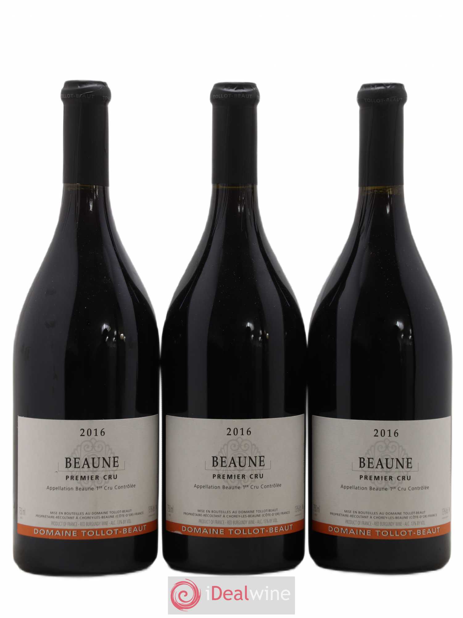 Beaune 1er Cru Tollot-Beaut 2016 - Posten von 3 Flaschen - 0