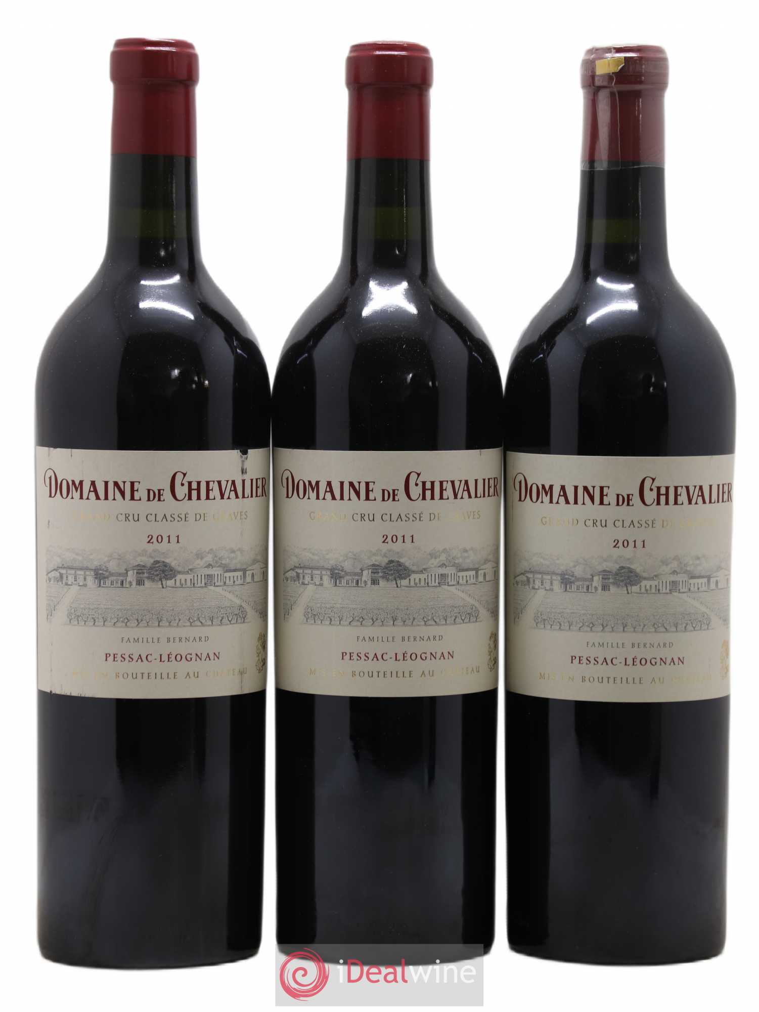 Domaine de Chevalier Cru Classé de Graves 2011 - Lot de 3 bouteilles - 0