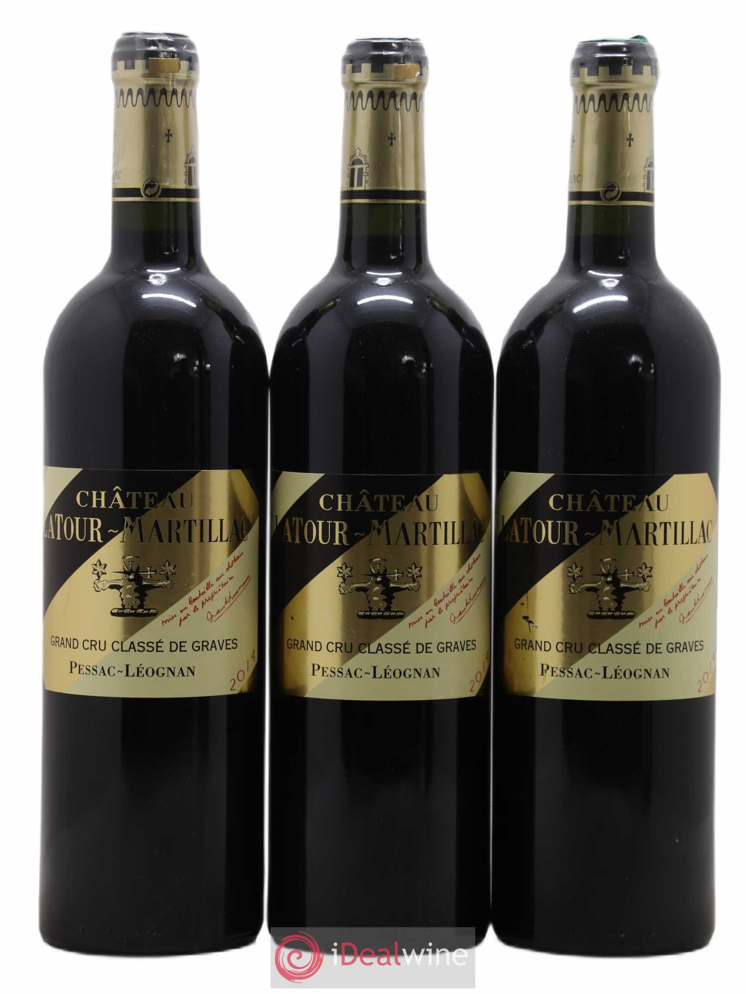Château Latour-Martillac Cru Classé de Graves 2014 - Lot de 3 bouteilles - 0