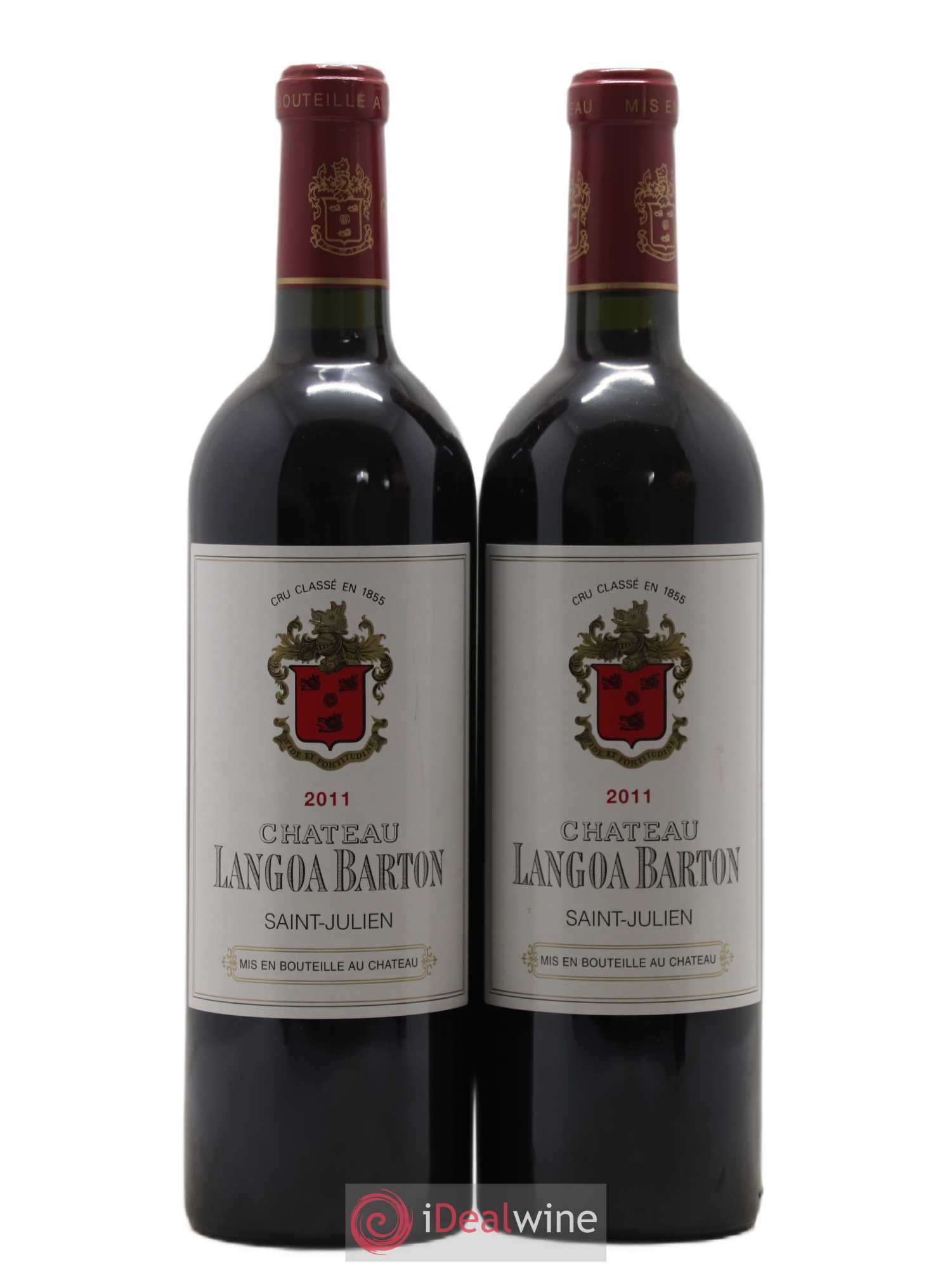 Château Langoa Barton 3ème Grand Cru Classé 2011 - Lot de 2 bouteilles - 0