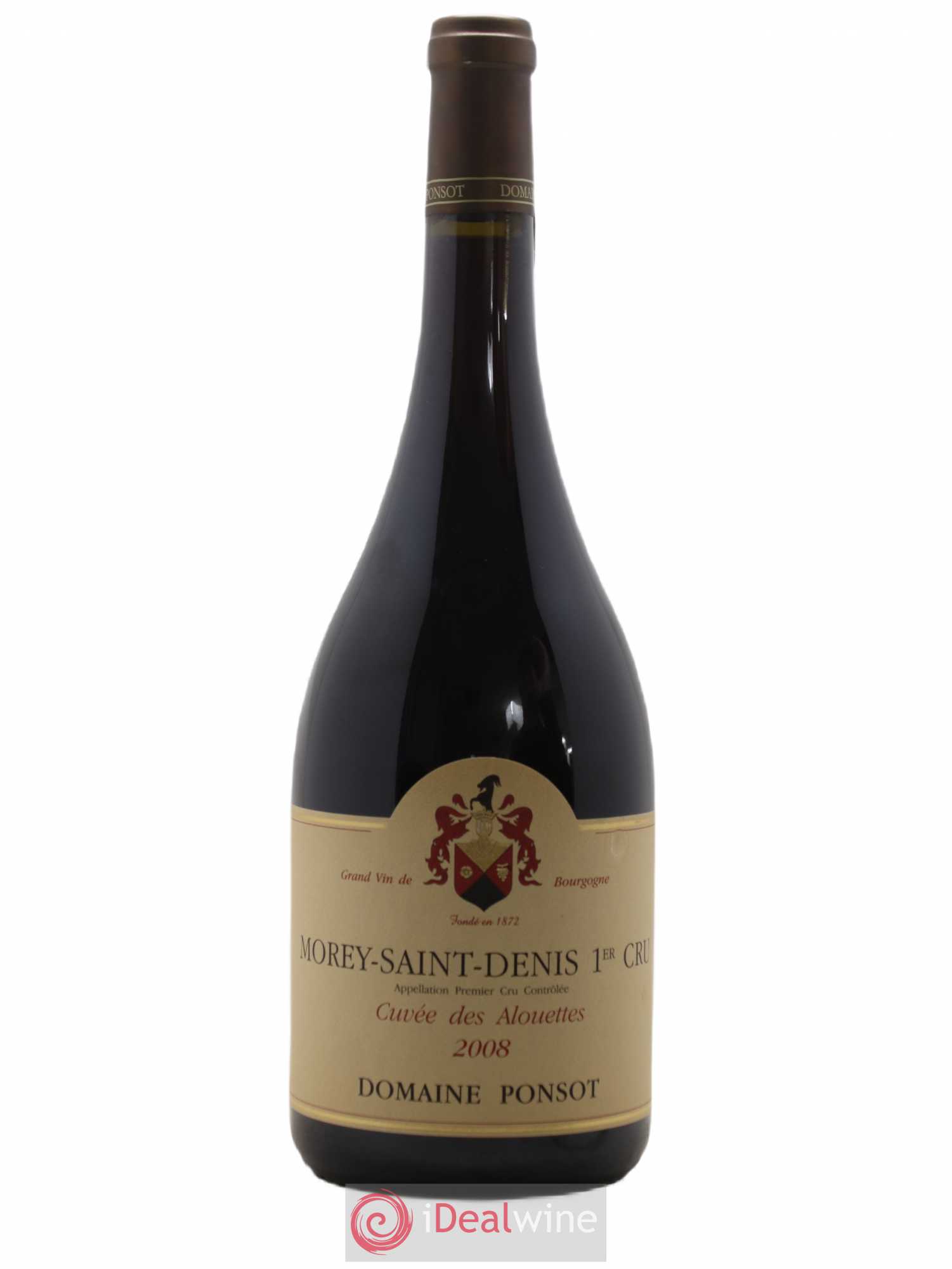 Morey-Saint-Denis 1er Cru Cuvée des Alouettes Ponsot (Domaine) 2008 - Lot de 1 magnum - 0
