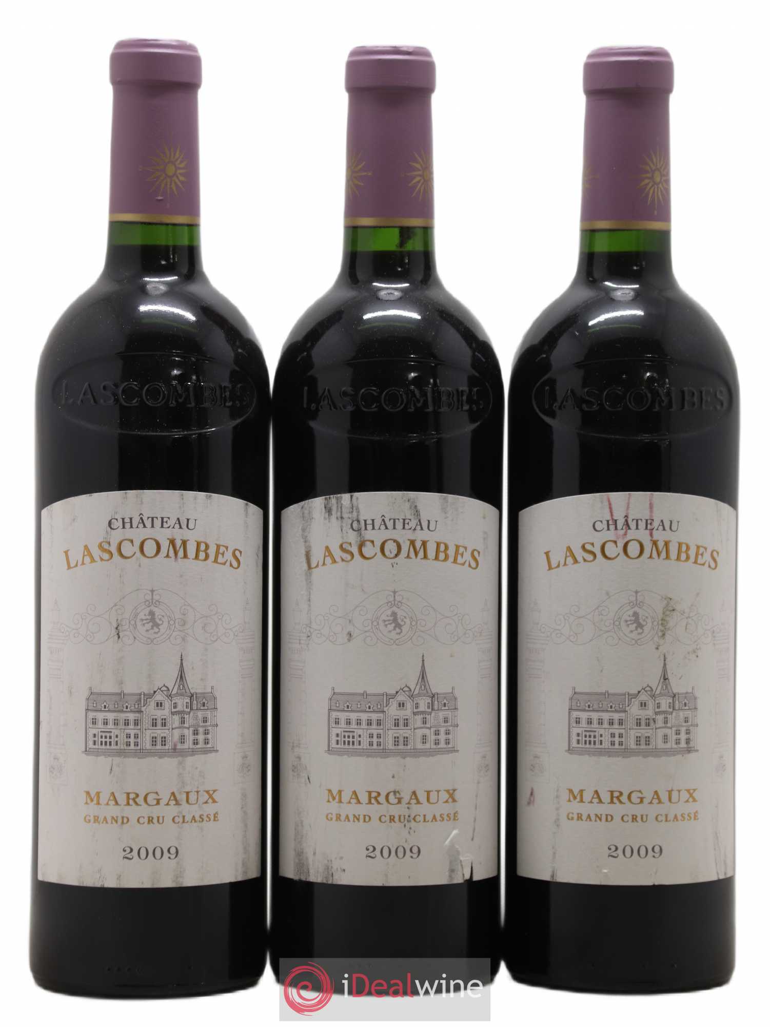 Château Lascombes 2ème Grand Cru Classé 2009 - Lot de 3 bouteilles - 0