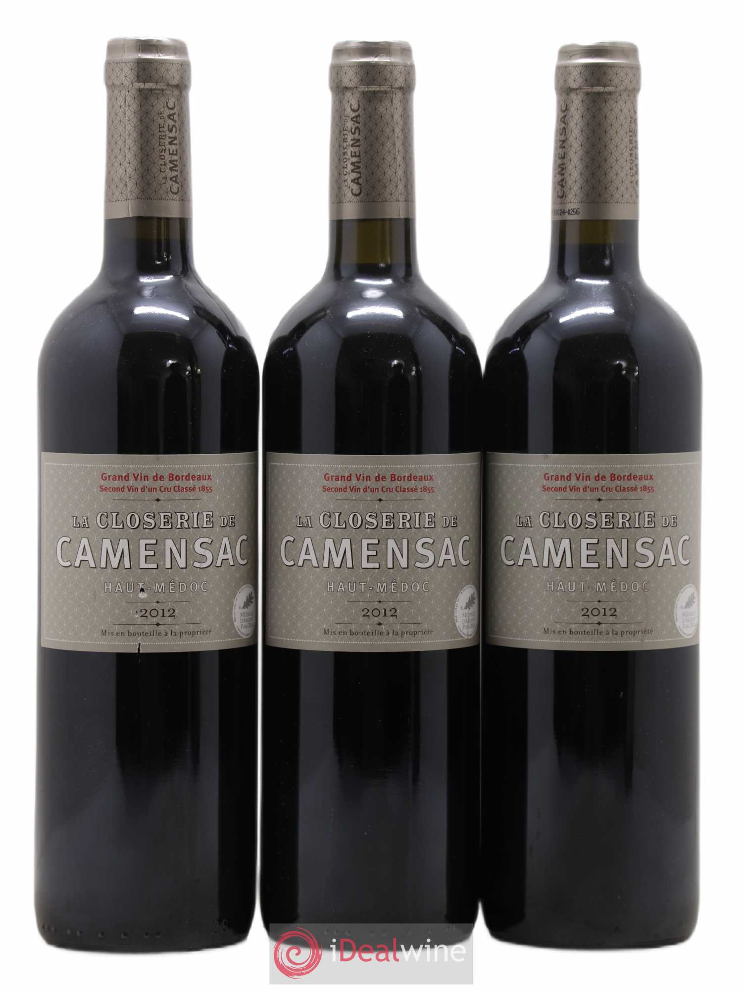 La Closerie de Camensac 2012 - Lot de 3 bouteilles - 0