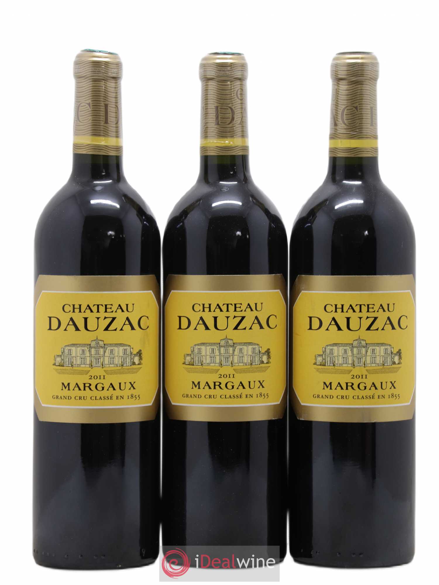 Château Dauzac 5ème Grand Cru Classé 2011 - Lot de 3 bouteilles - 0
