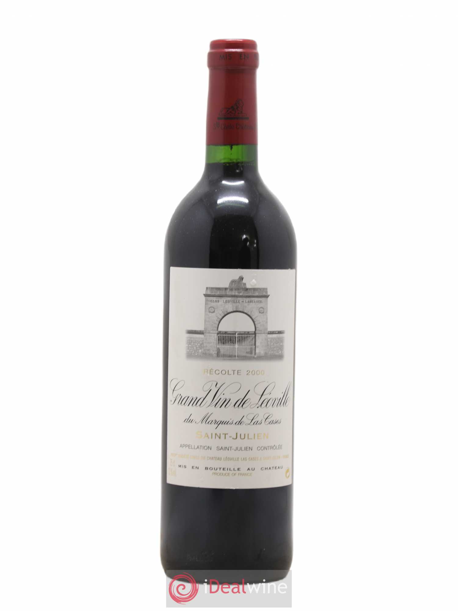 Château Léoville Las Cases 2ème Grand Cru Classé 2000 - Lot de 1 bouteille - 0