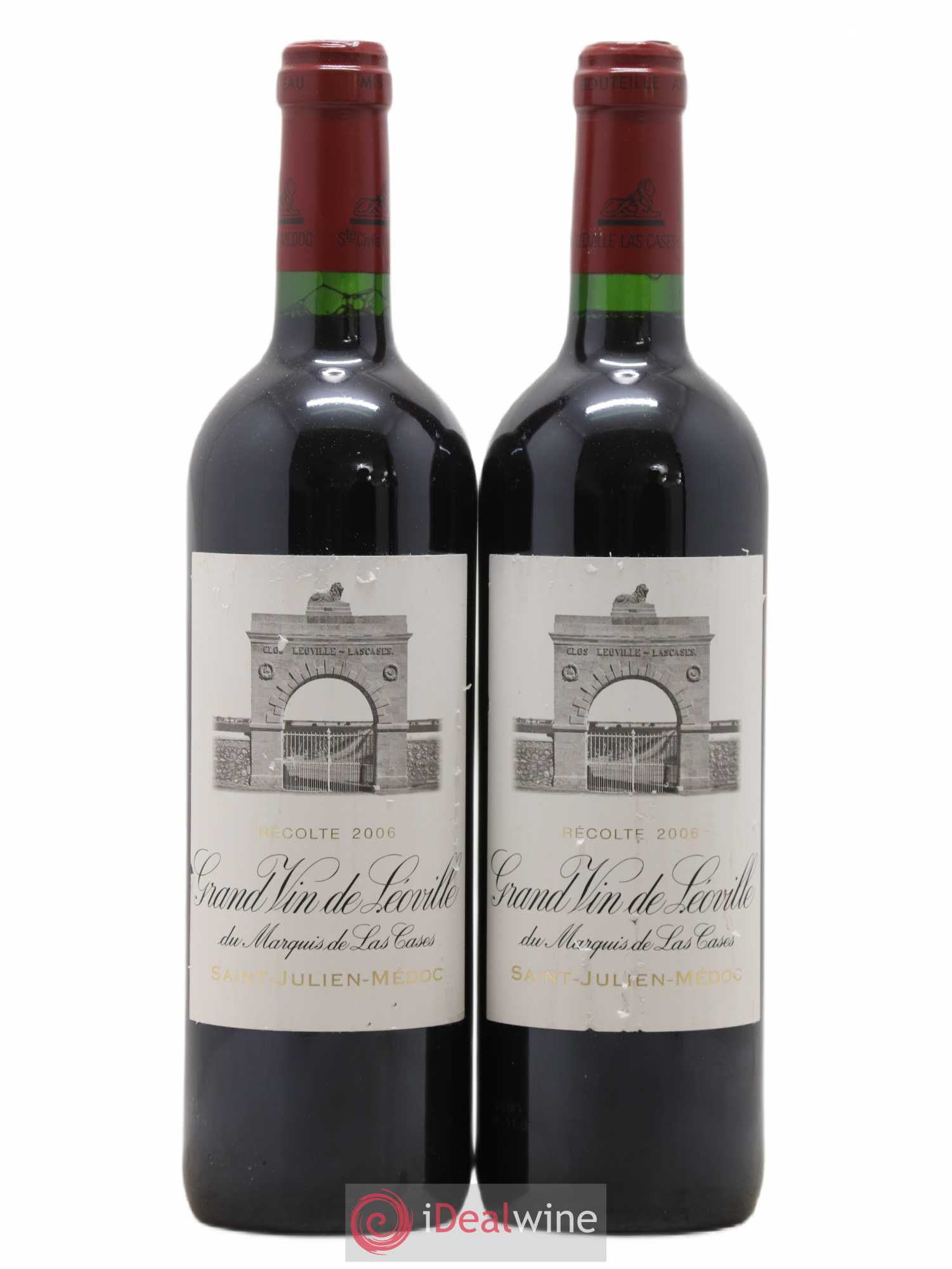 Château Léoville Las Cases 2ème Grand Cru Classé 2006 - Lot de 2 bouteilles - 0