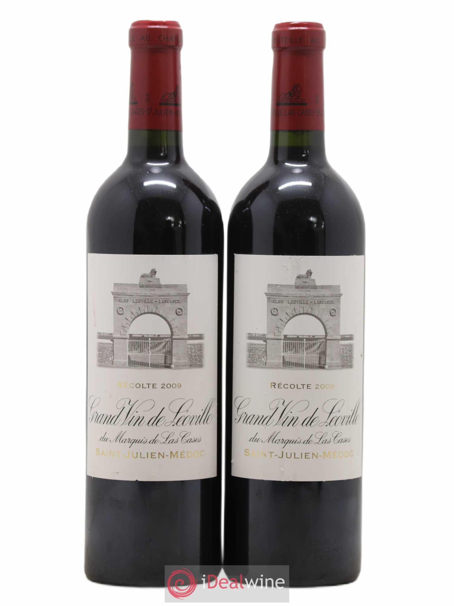 Château Léoville Las Cases 2ème Grand Cru Classé 2009 - Lot de 2 bouteilles - 0