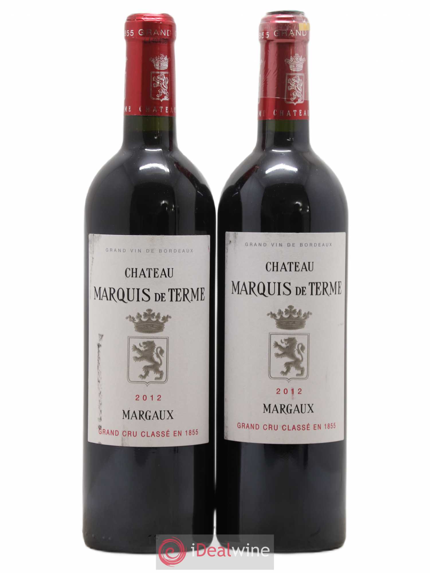 Château Marquis de Terme 4ème Grand Cru Classé 2012 - Lot de 2 bouteilles - 0